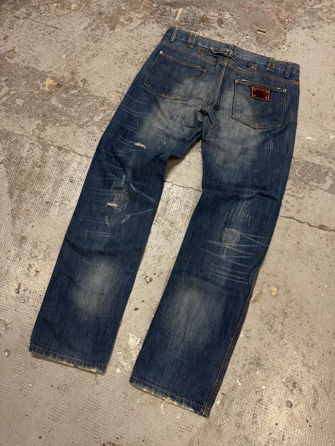 Dolce & Gabbana 2000s Dolce & Gabbana Blue Denim Jeans Size US 37 - 4 Thumbnail