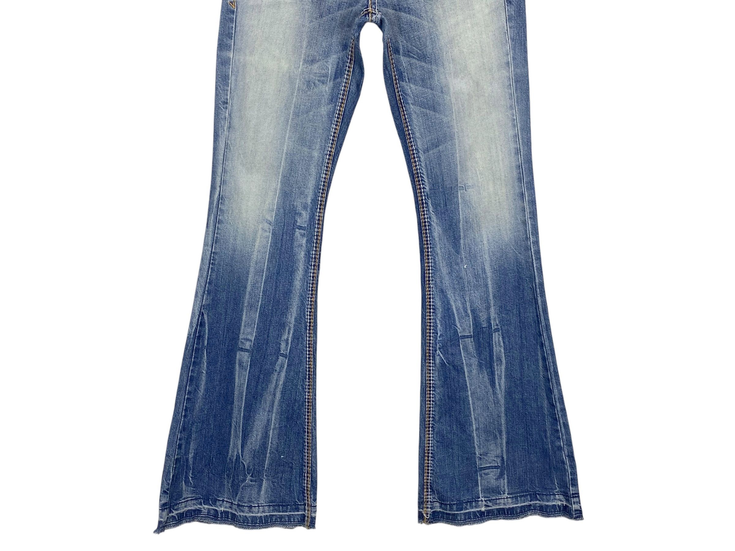 Japanese Brand Flare Jeans Cargo Bootcut Jeans Baker Pocket Pants Size US 27 - 4 Thumbnail