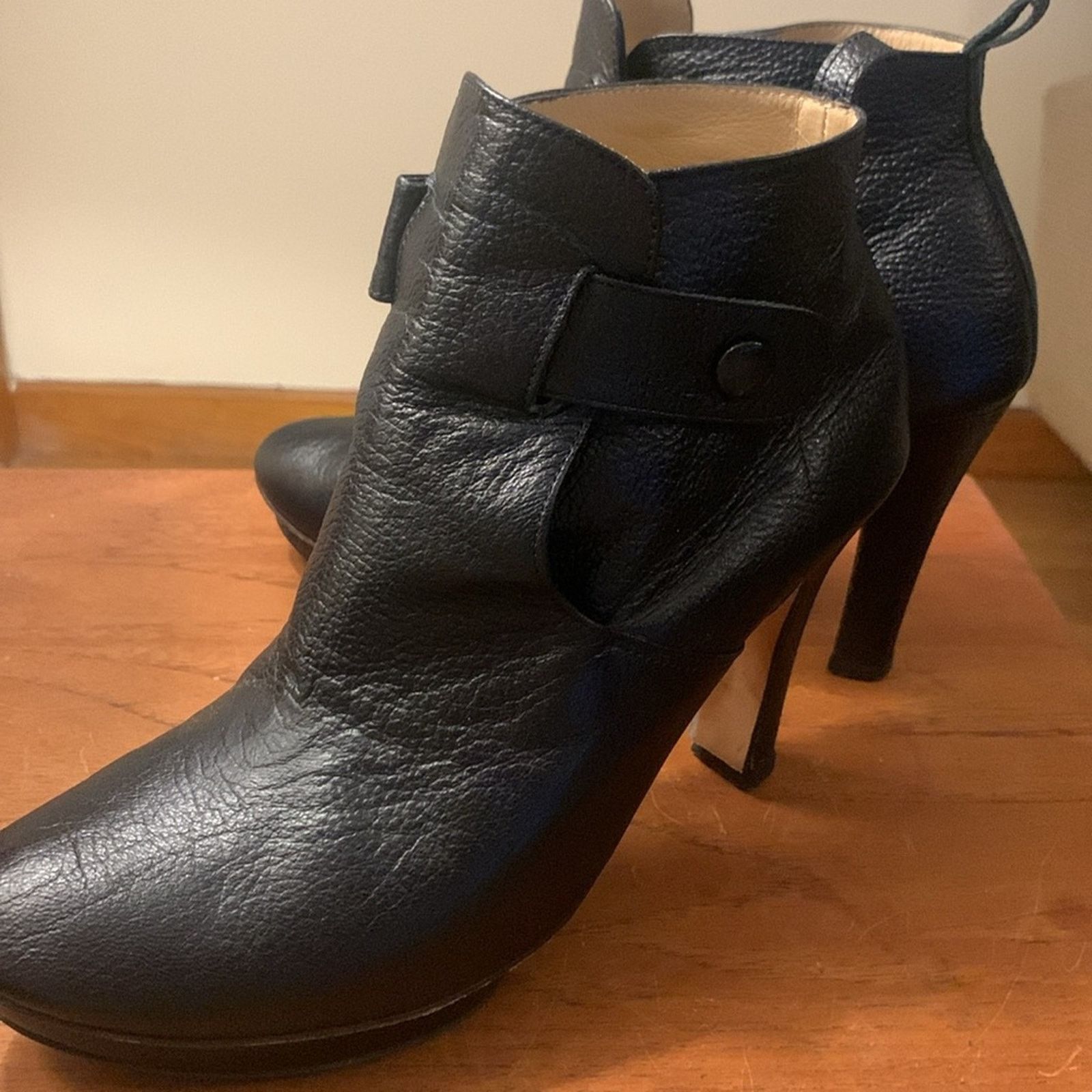 Repetto Repetto Paris black leather sexy chic ankle booties Size US 7.5 / IT 37.5 - 5 Thumbnail