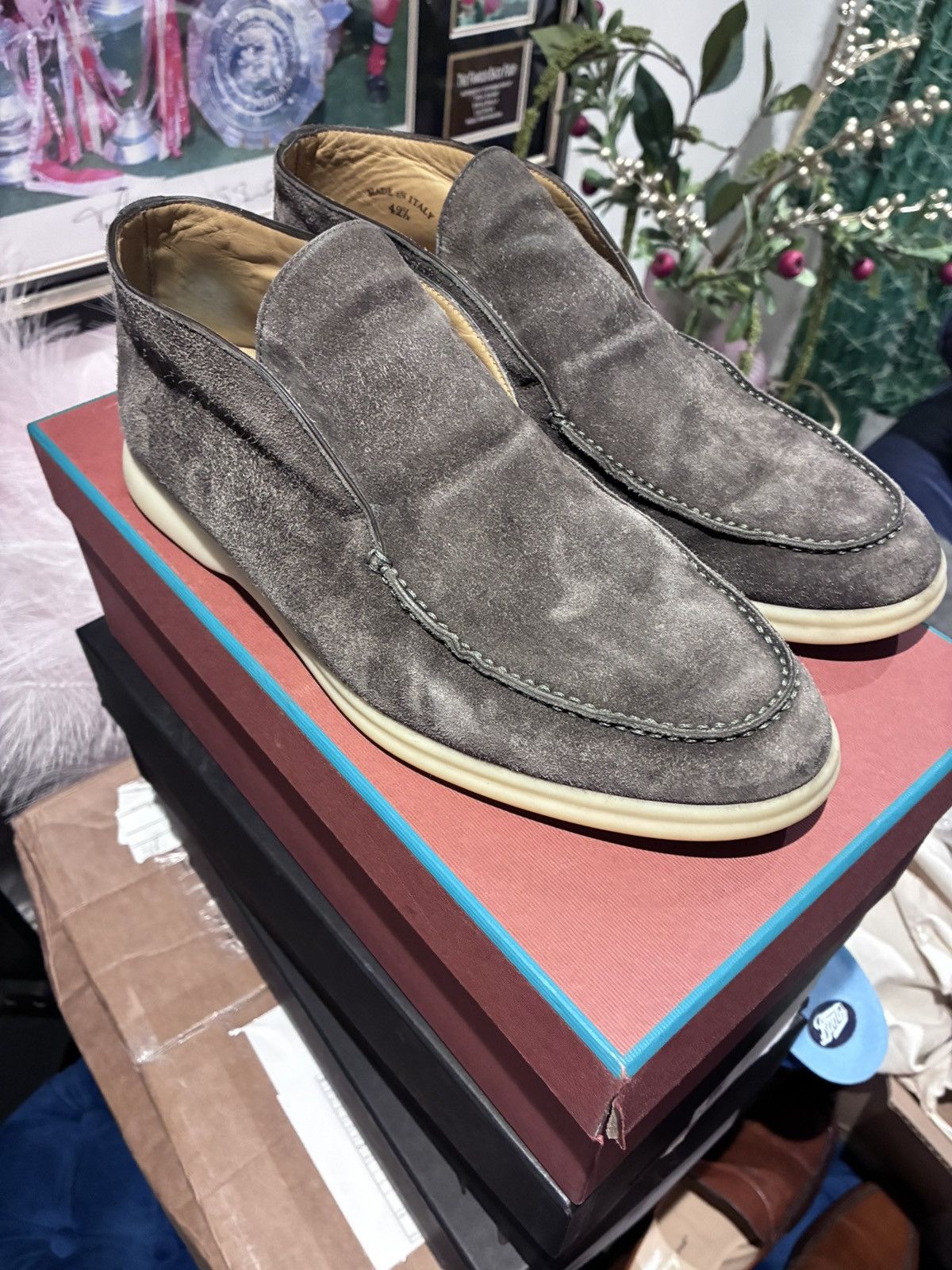 Loro Piana Loro piana grey open walk uk 8.5 eu 42.5 Size US 9.5 / EU 42-43 - 1 Thumbnail