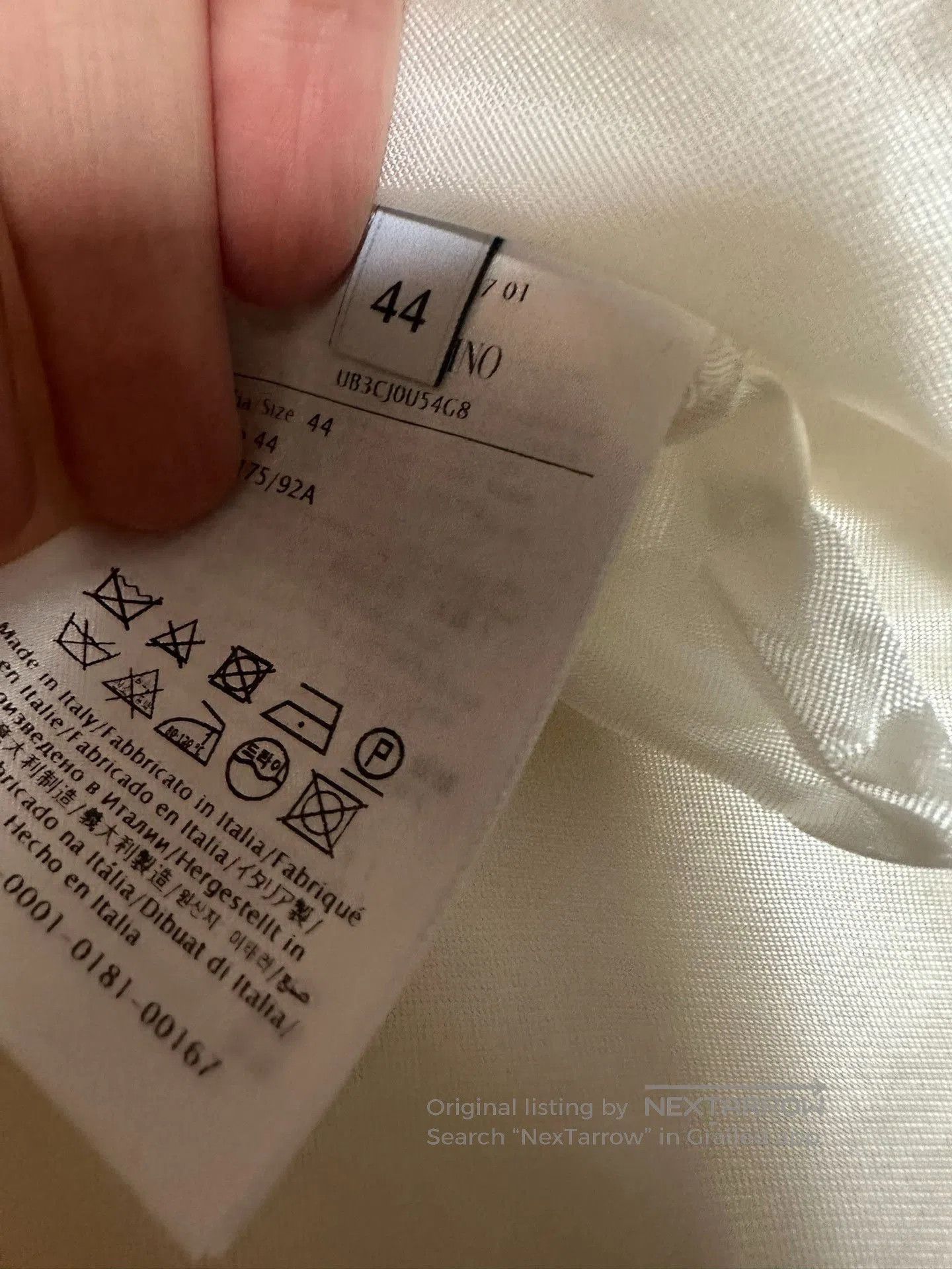 Valentino Valentino White Short Coat. Size M / US 6-8 / IT 42-44 - 3 Thumbnail