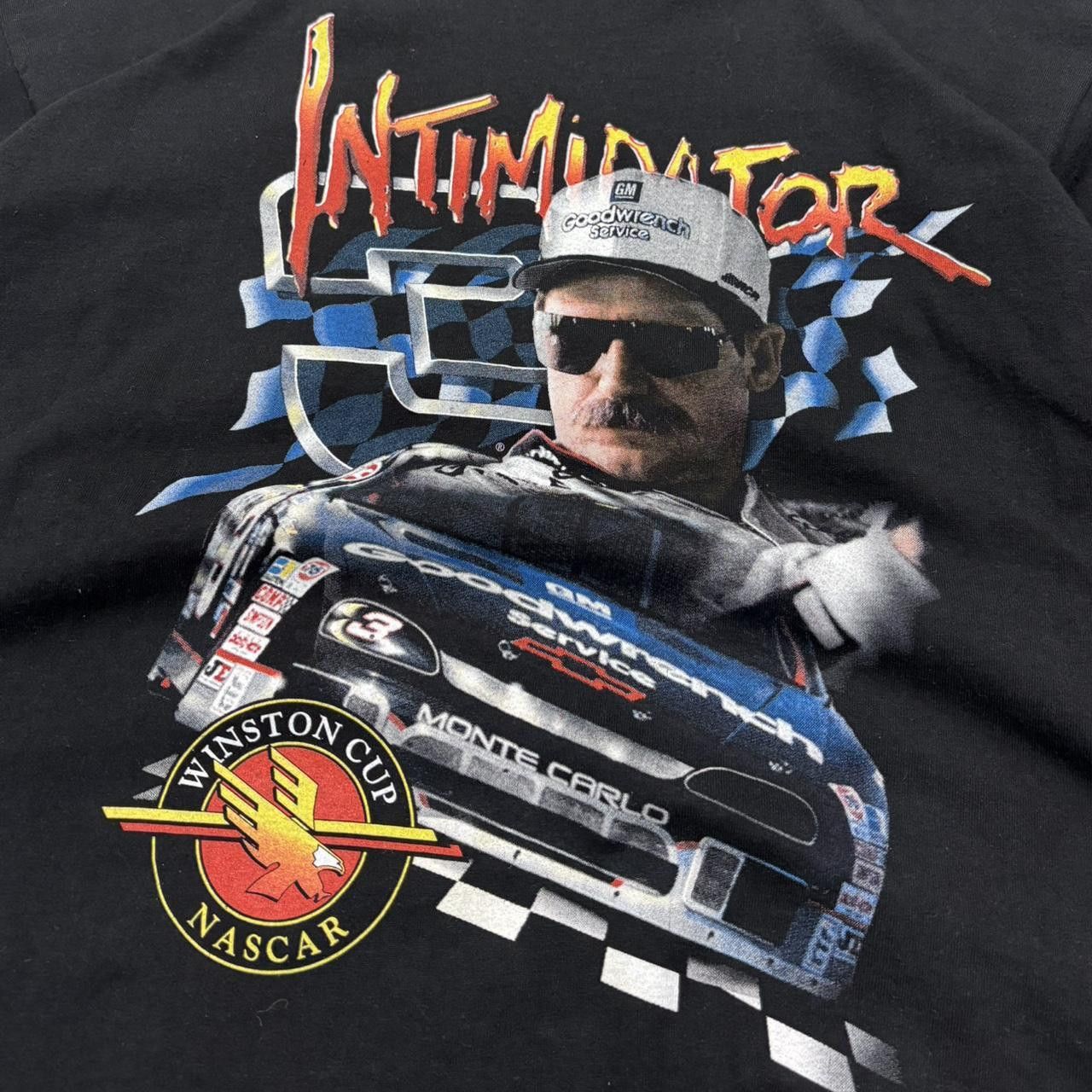 NASCAR Vintage Dale Earnhardt Intimidator tour nascar shirt Size US XL / EU 56 / 4 - 1 Thumbnail