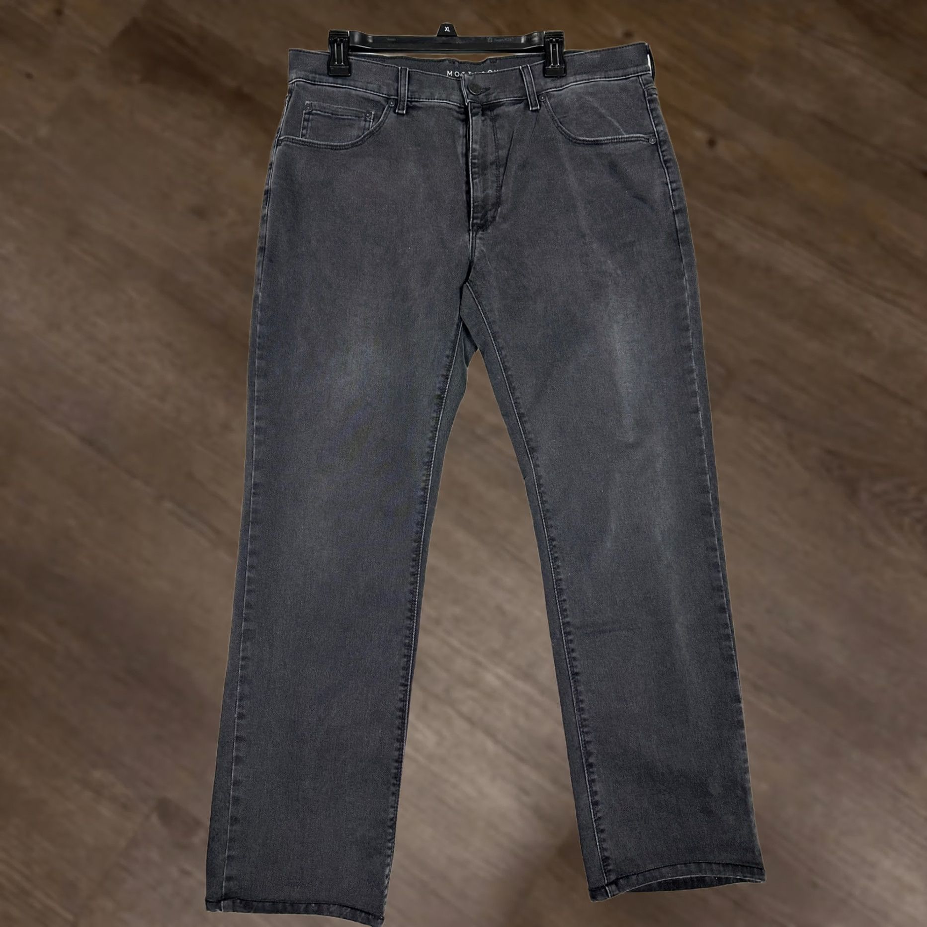 Mott & Bow Mott & Bow Jeans Slim 36x32 Dark Grey Faded Denim 5-Pocket Stretch Cotton Size US 36 / EU 52 - 1 Thumbnail