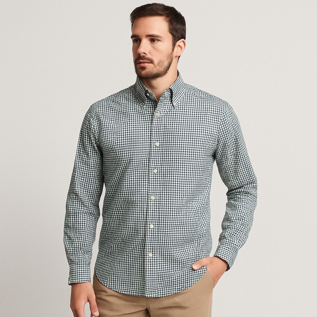 Brooks Brothers Brooks Brothers Regent XL Plaid Button Down Shirt Cotton Size US XL / EU 56 / 4 - 1 Thumbnail