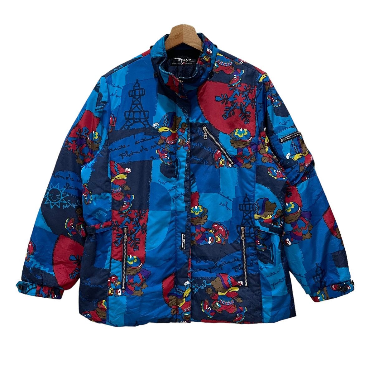 Designer × French Connection × Vintage Topys France by Natalie S French Designer Bomber Jacket Size US M / EU 48-50 / 2 - 1 Thumbnail