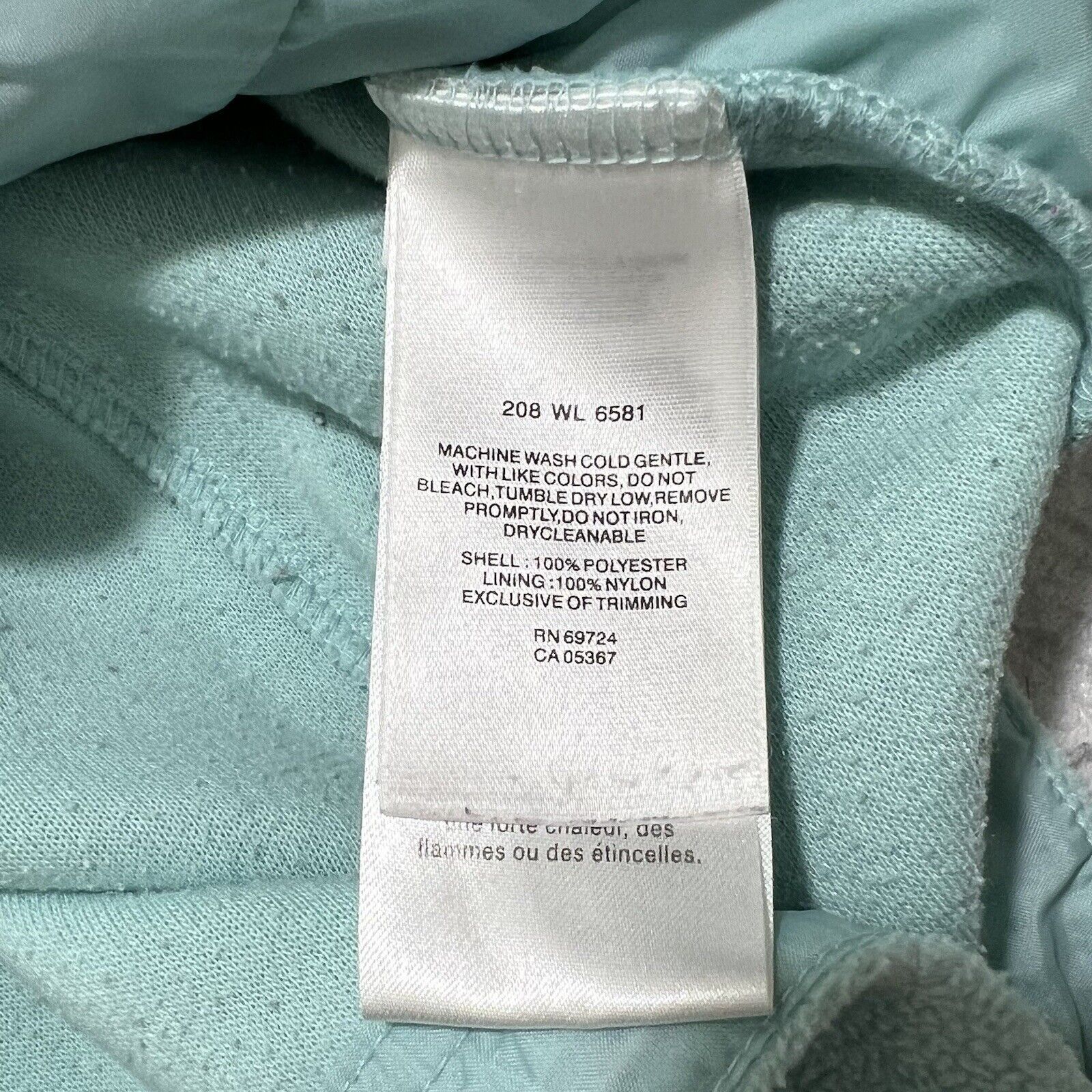 Columbia Columbia Full Zip Fleece Mock Neck Light Blue Sweatshirt Size L / US 10 / IT 46 - 4 Thumbnail