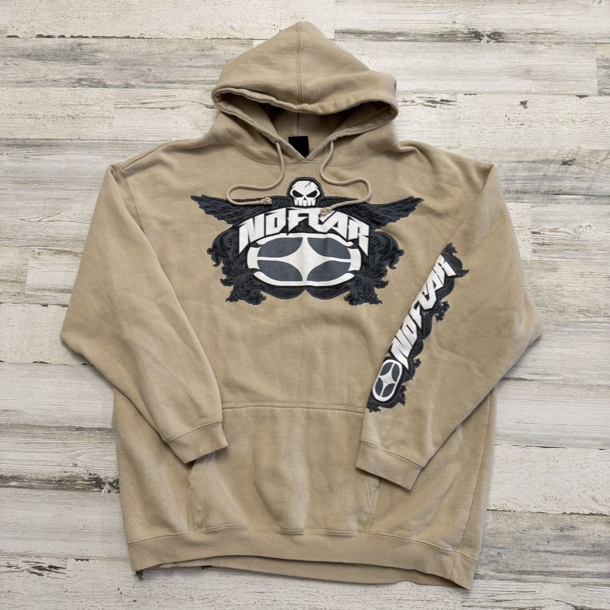 No Fear Vintage Skater Grunge Skull No Fear Spellout Hoodie Size XXL Size US XXL / EU 58 / 5 - 1 Thumbnail