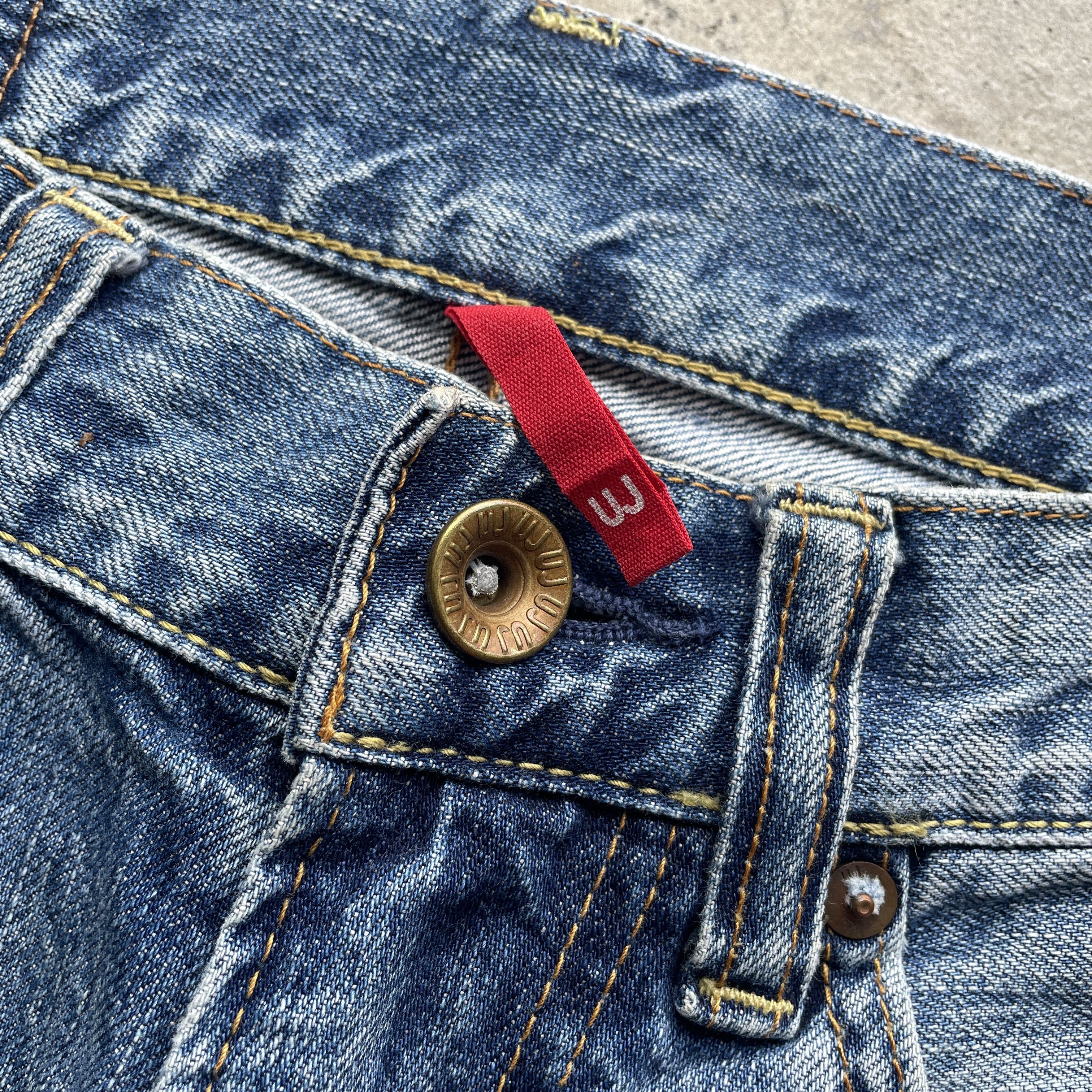 Japanese Brand × Vintage VINTAGE JAPANESE FADED DENIM PANTS JEANS W29x29 Size US 29 - 6 Thumbnail