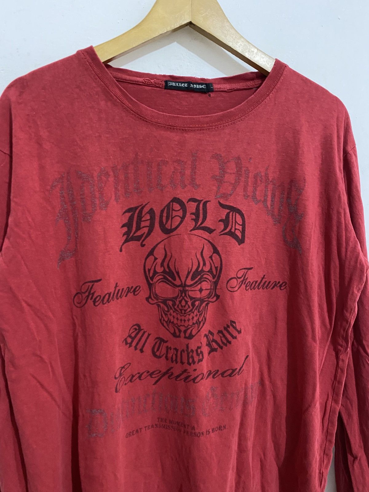 If Six Was Nine 💸BINDINGOFFER💸Japanese Bulletnoise Skull Poem Fuga Styled Size US L / EU 52-54 / 3 - 2 Thumbnail