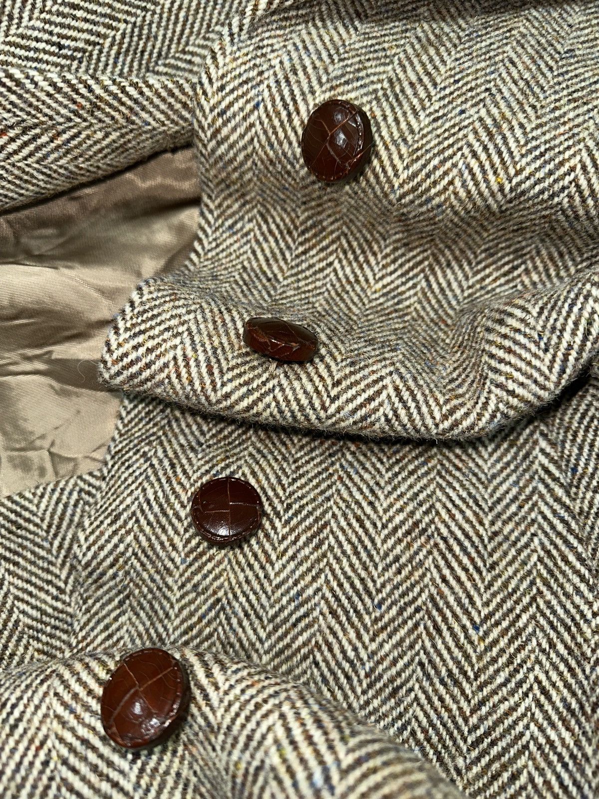 Harris Tweed Harris Tweed Wool Coat Vintage 90s Size S Size US S / EU 44-46 / 1 - 6 Thumbnail