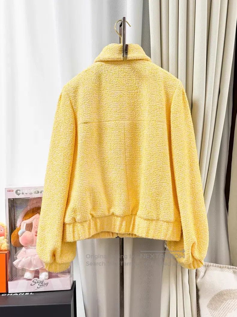 Chanel Chanel Puff sleeve tweed lapel long-sleeved jacket Size XS / US 0-2 / IT 36-38 - 2 Thumbnail