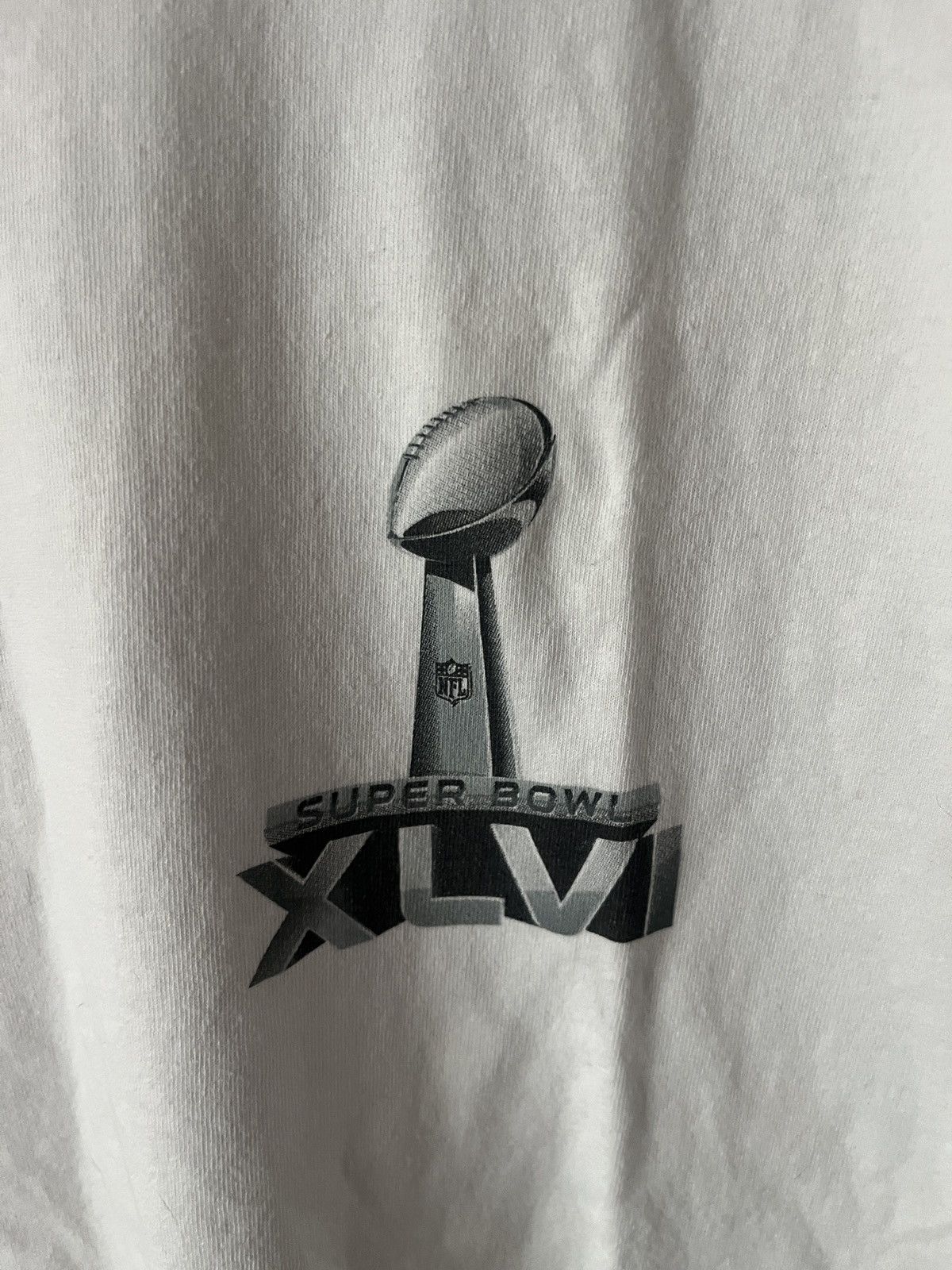 NFL Super Bowl 46 Bud Light NFL Football T Shirt Size US XL / EU 56 / 4 - 2 Thumbnail