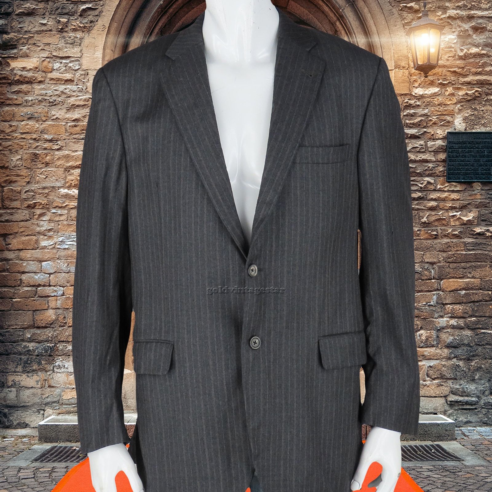 Other Burberry London Wool Striped Sport Coat Blazer 42R Size US L / EU 52-54 / 3 - 14 Thumbnail