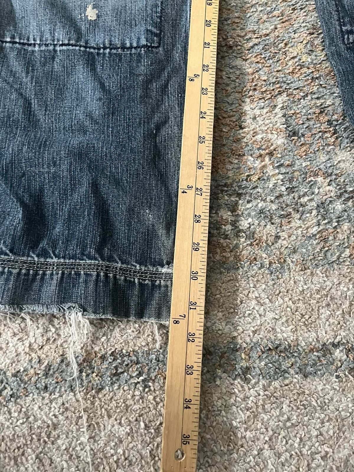 Gap VTG Thrashed Baggy Gap Jeans 34x31 Kanye Size US 34 / EU 50 - 9 Thumbnail