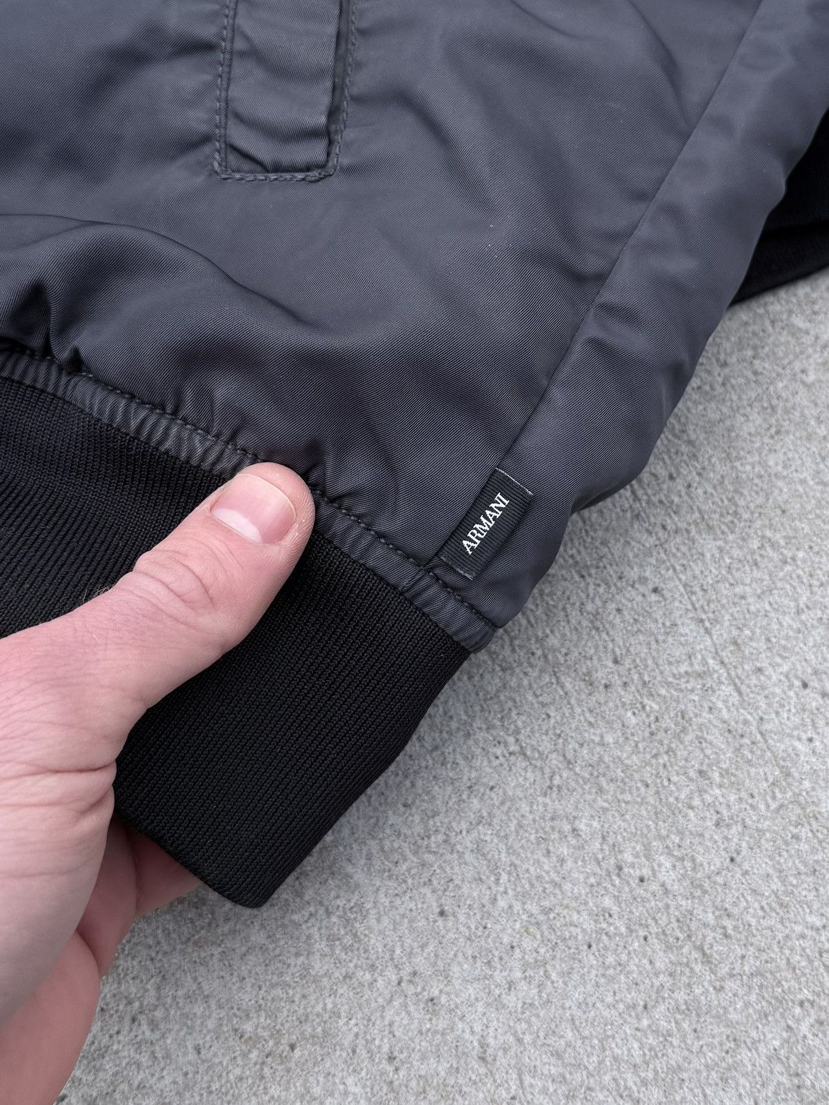 Armani × Vintage Vintage RARE Armani Y2K streetwear avantgarde luxury bomber Size US M / EU 48-50 / 2 - 15 Thumbnail