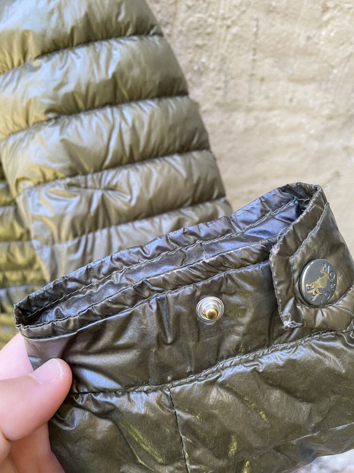 Moncler Moncler Omer Jacket Light Down Quilted Size 3 Olive Color Size US L / EU 52-54 / 3 - 8 Thumbnail