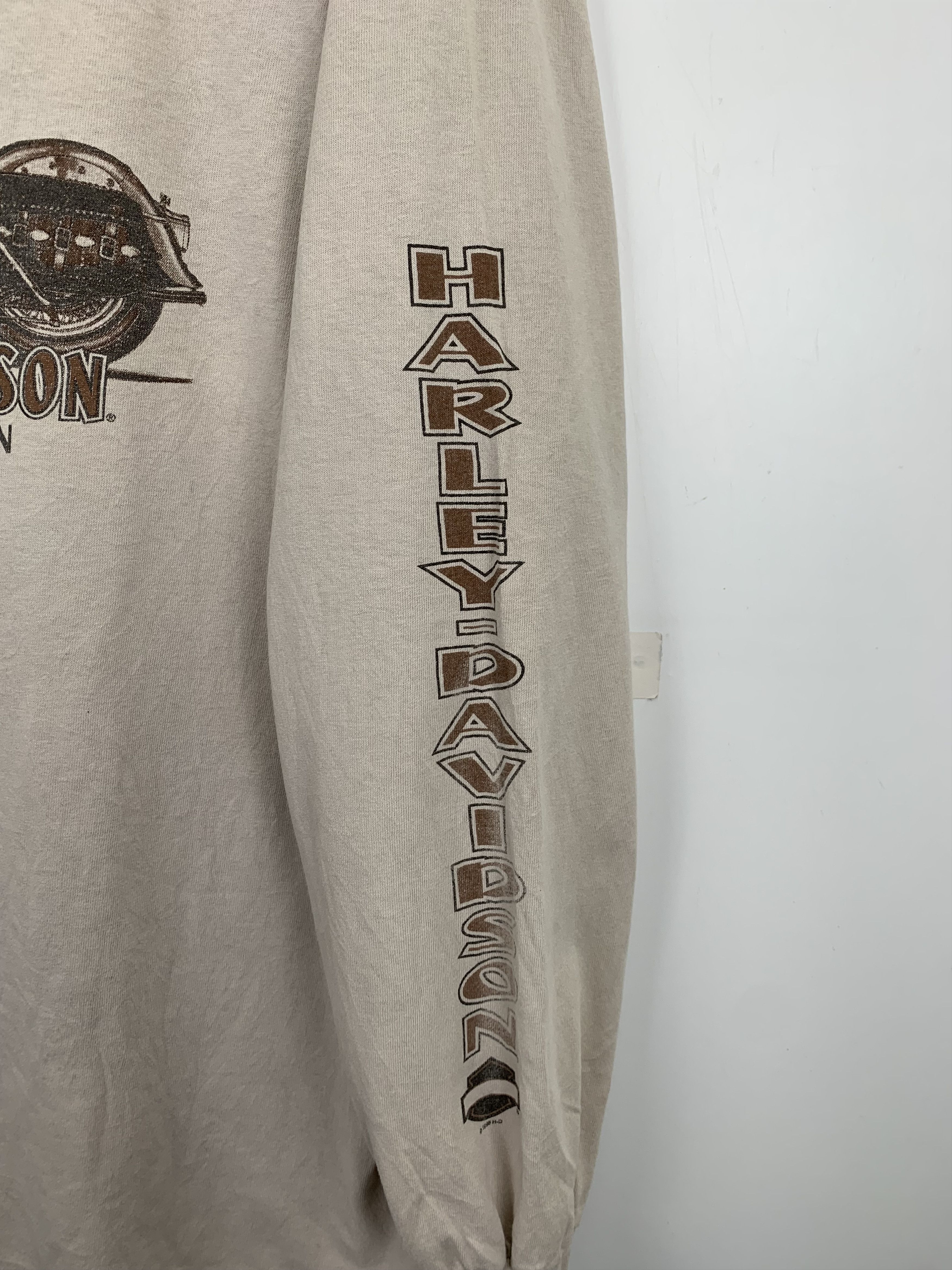 Harley Davidson Vintage 90s Harley Davidson Long Sleeve T Shirt TA0238 Size US XL / EU 56 / 4 - 8 Thumbnail