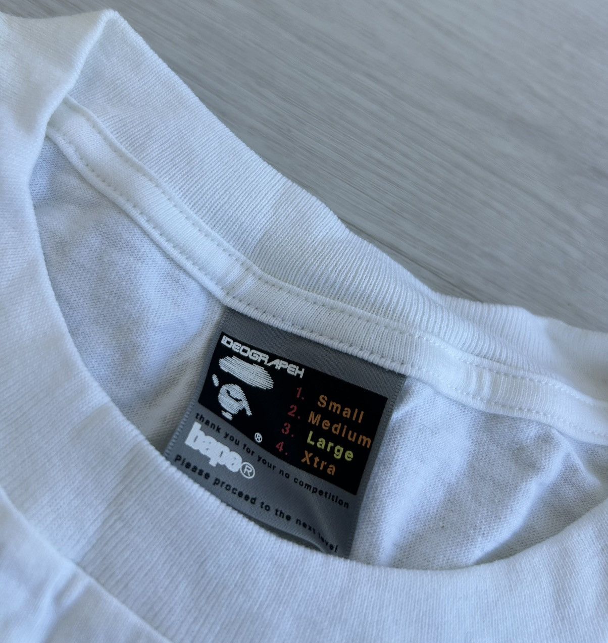 Bape VERY RARE OG A BATHING APE X BAPEXCLUSIVE NIGO HAND PRINTED Size US L / EU 52-54 / 3 - 6 Thumbnail