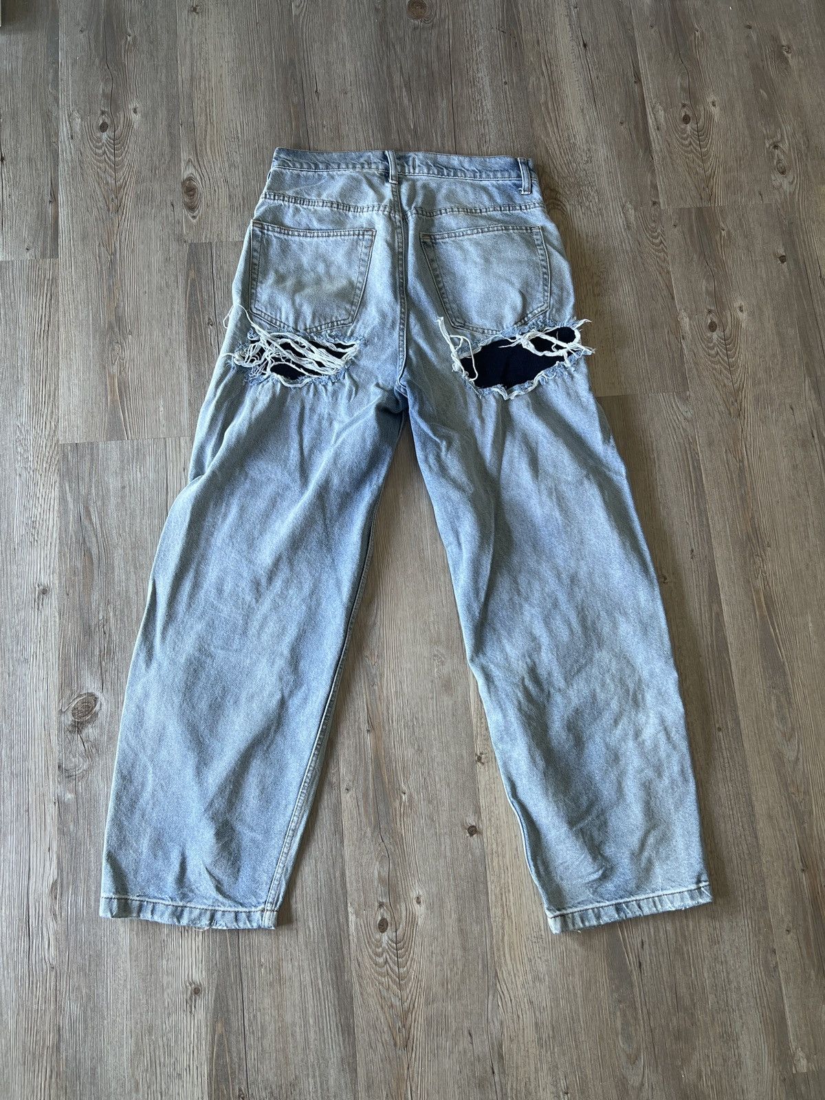 Other Baggy More Money More Love Jeans Size US 30 / EU 46 - 2 Thumbnail