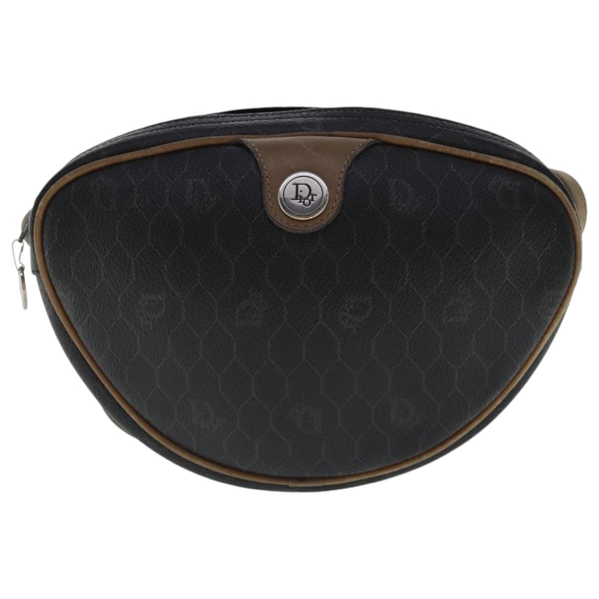 Dior DIOR Honeycomb Canvas Shoulder Bag Pvc Black Brown Silver Size ONE SIZE - 2 Thumbnail