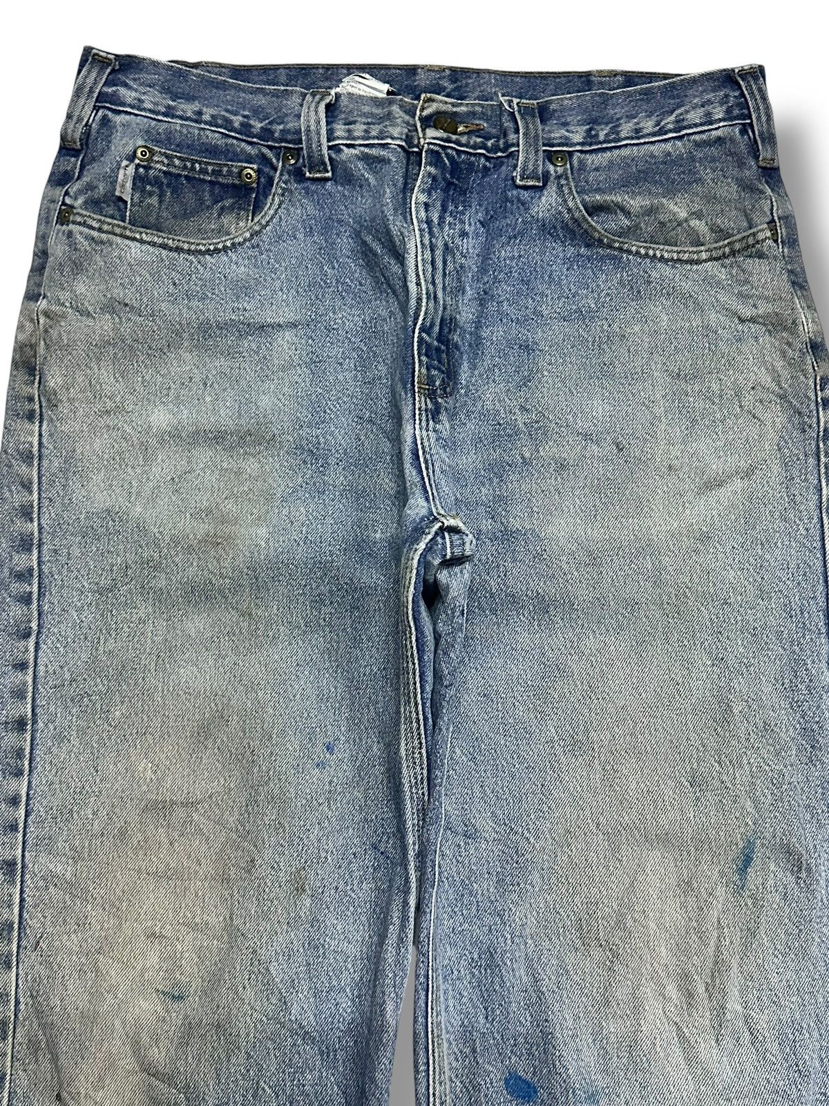 Carhartt Vintage Carhartt 90's Baggy Loose Style Painted & Faded Wash Size US 35 - 3 Thumbnail
