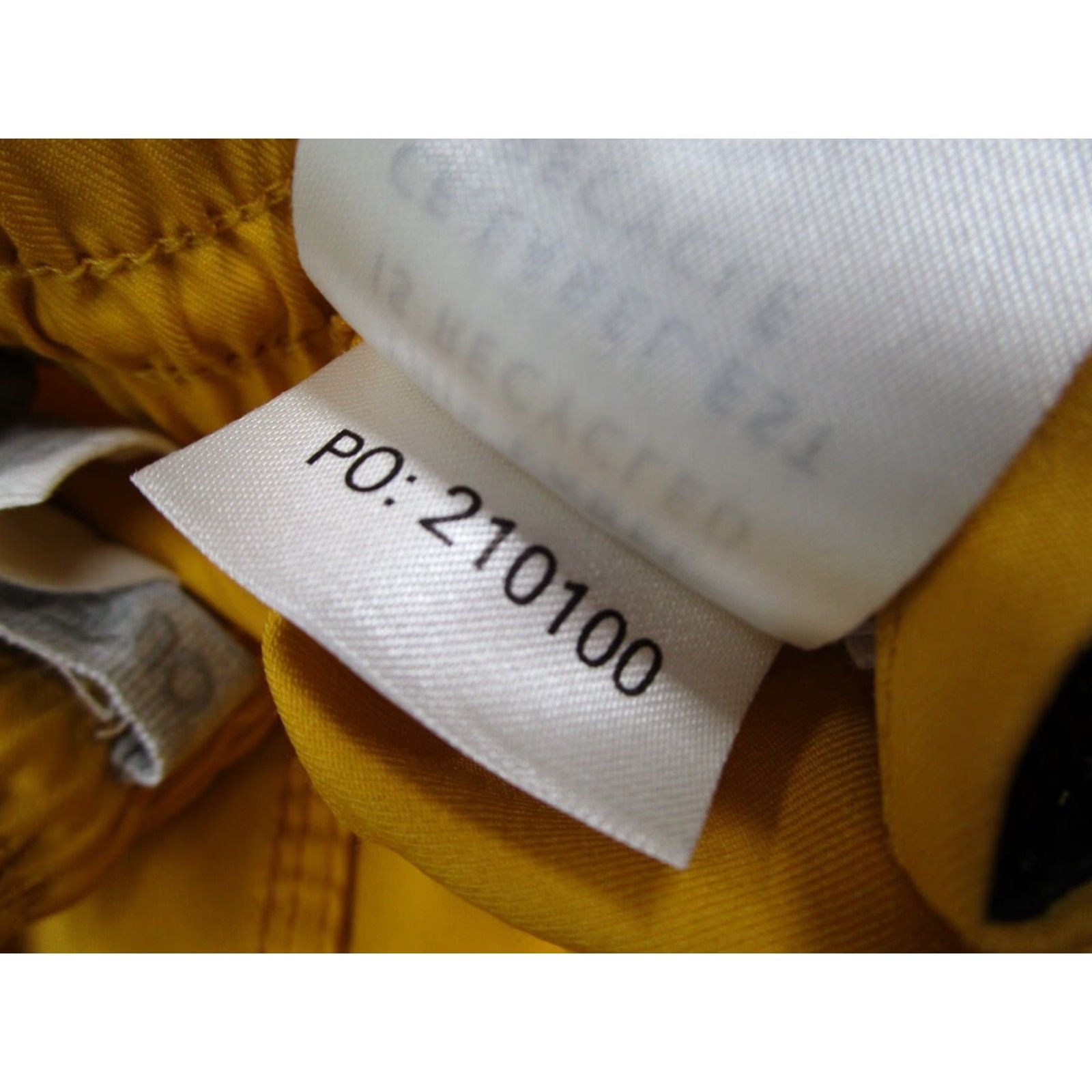 Outerknown Outerknown Mens Yellow 7" Hybrid Shorts - Drawstring Cargo Pocket Chino Lightweight Polyester Beach Outdoor Summer Active Mens L Size US 33 - 4 Thumbnail