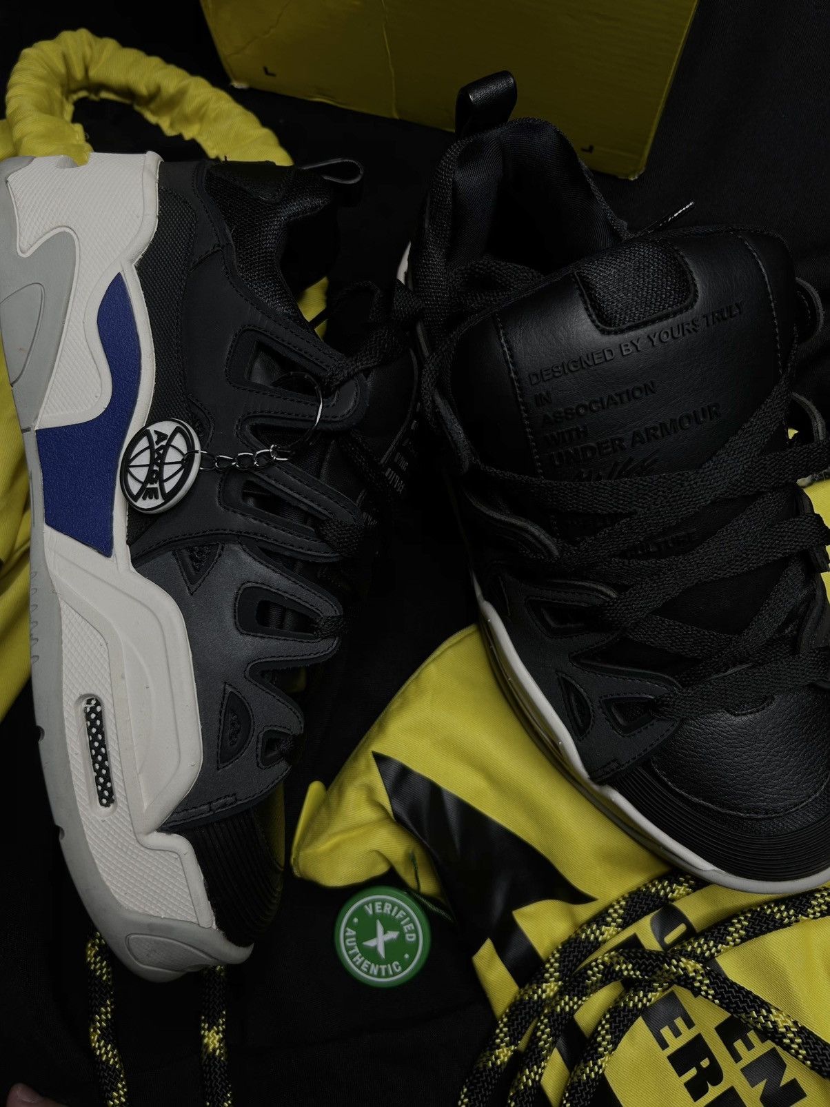 AWGE × Under Armour AWGE x Under Armour SRLo ‘Black Blue’ Size US 8 / EU 41 - 3 Thumbnail