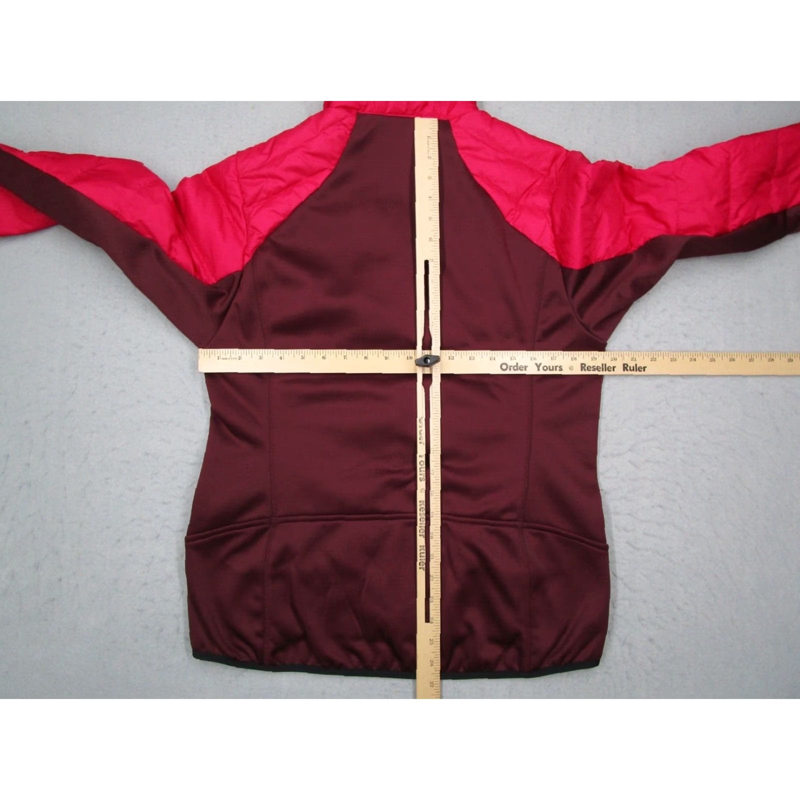 Vintage Cirq Womens Red Quilted Puffer Jacket Full Zip Down Gooses Down Insulated Lightweight Nylon Shell Size L / US 10 / IT 46 - 7 Thumbnail
