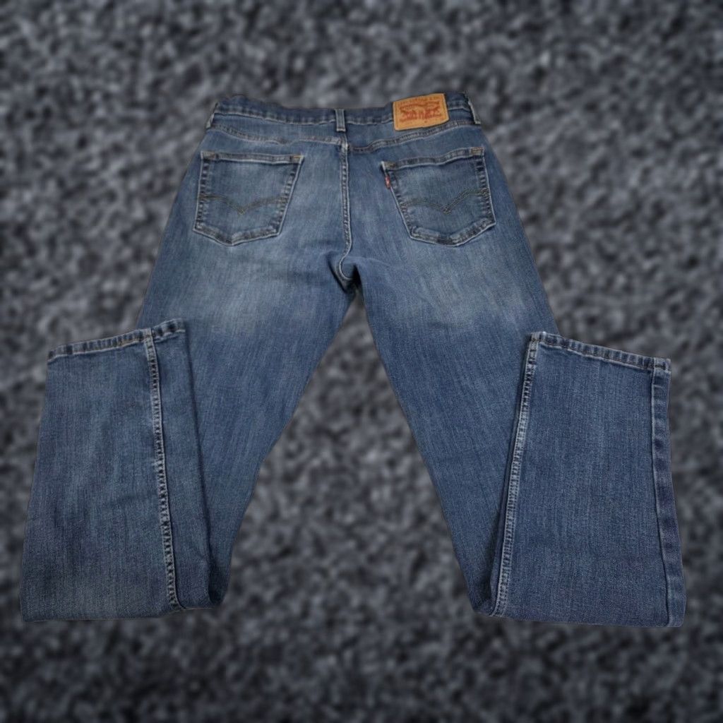 Levi's VINTAGE Levi's 511 Jeans Slim Blue 33-32 Mens Regular Denim Cotton/Polyester/Spandex 5-Pocket Size US 33 - 1 Thumbnail