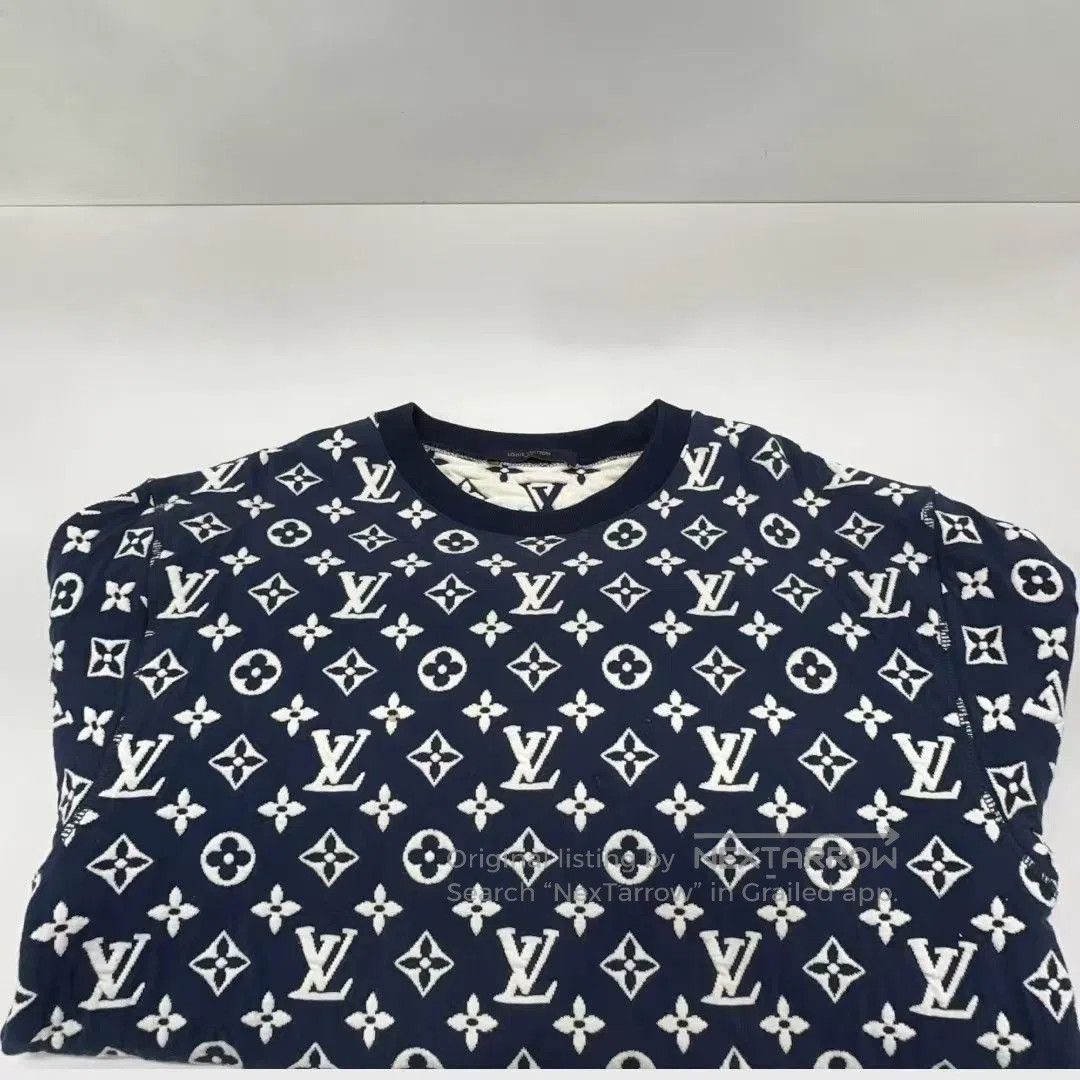 Louis Vuitton blue patterned crew neck sweatshirt from louis vuitton. Size US M / EU 48-50 / 2 - 4 Thumbnail