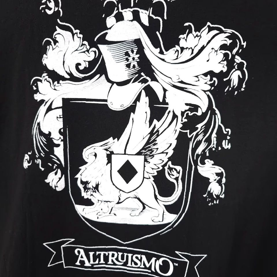 Vintage Altruismo House Crest T Shirt Mens Size Large Black Griffin House Of Givers Shirt Regular Mens Black Cotton Bella + Canvas Size US L / EU 52-54 / 3 - 3 Thumbnail