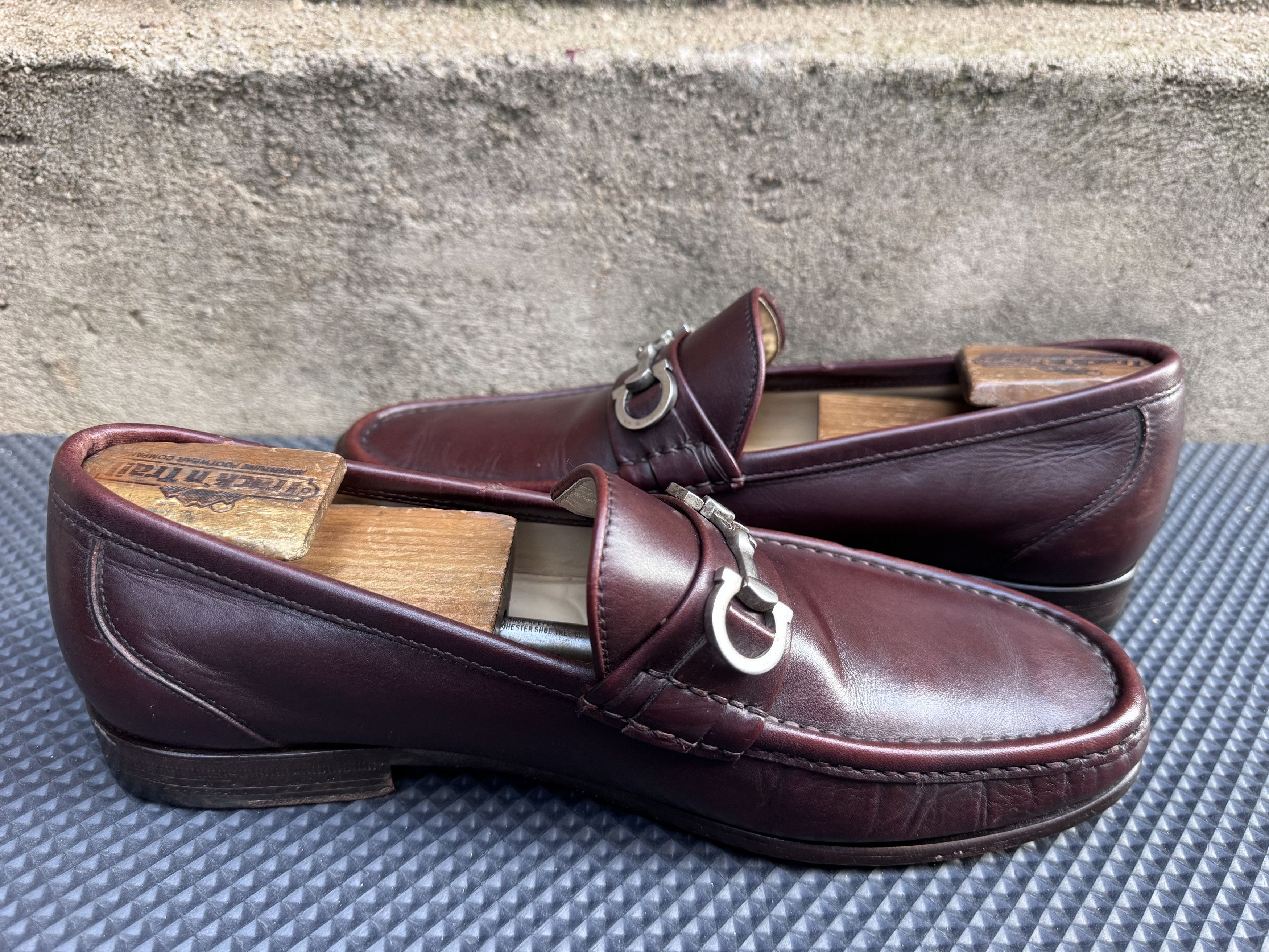 Salvatore Ferragamo Salvatore Ferragamo Gancini Bit Luxury Brown Size US 9.5 / EU 42-43 - 6 Thumbnail