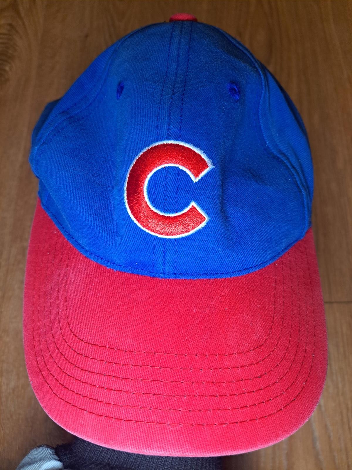 MLB MLB Genuine Chicago Cubs Baseball Hat Cap Blue Red Cotton Size ONE SIZE - 1 Thumbnail