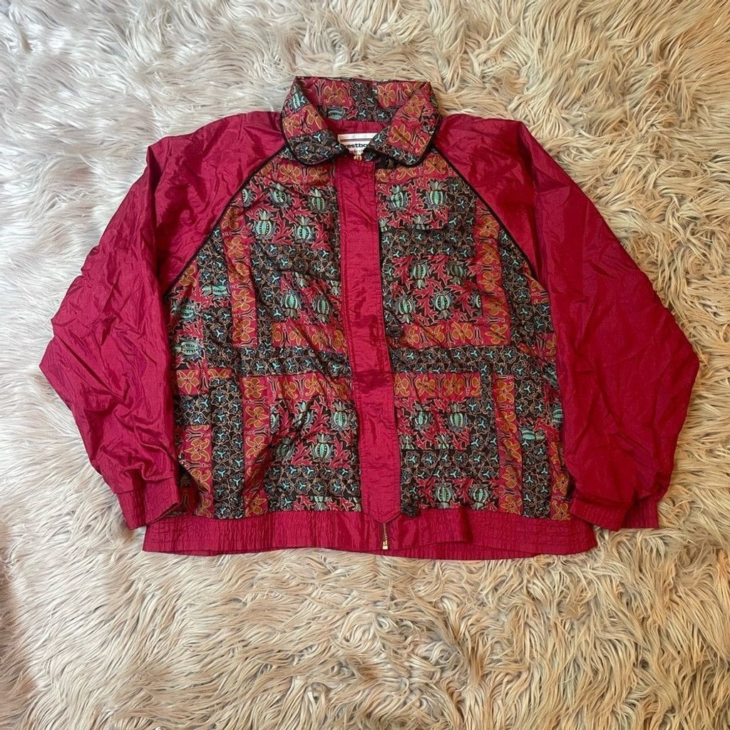 Other Westbound Red and Multicolor Patterned vtg Jacket size L Size L / US 10 / IT 46 - 1 Thumbnail