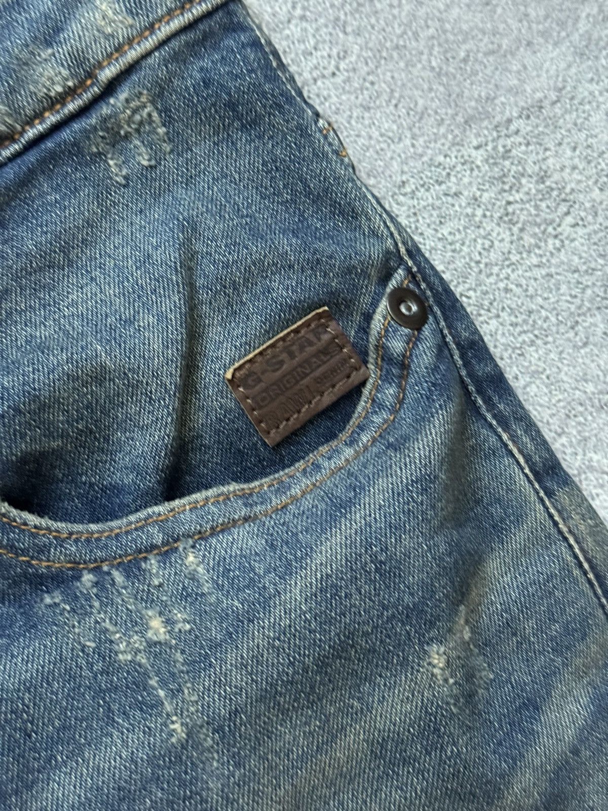 G-Star × Vintage G star raw 28/32 revend super slim denim pant trouser jeans Size US 28 / EU 44 - 13 Thumbnail