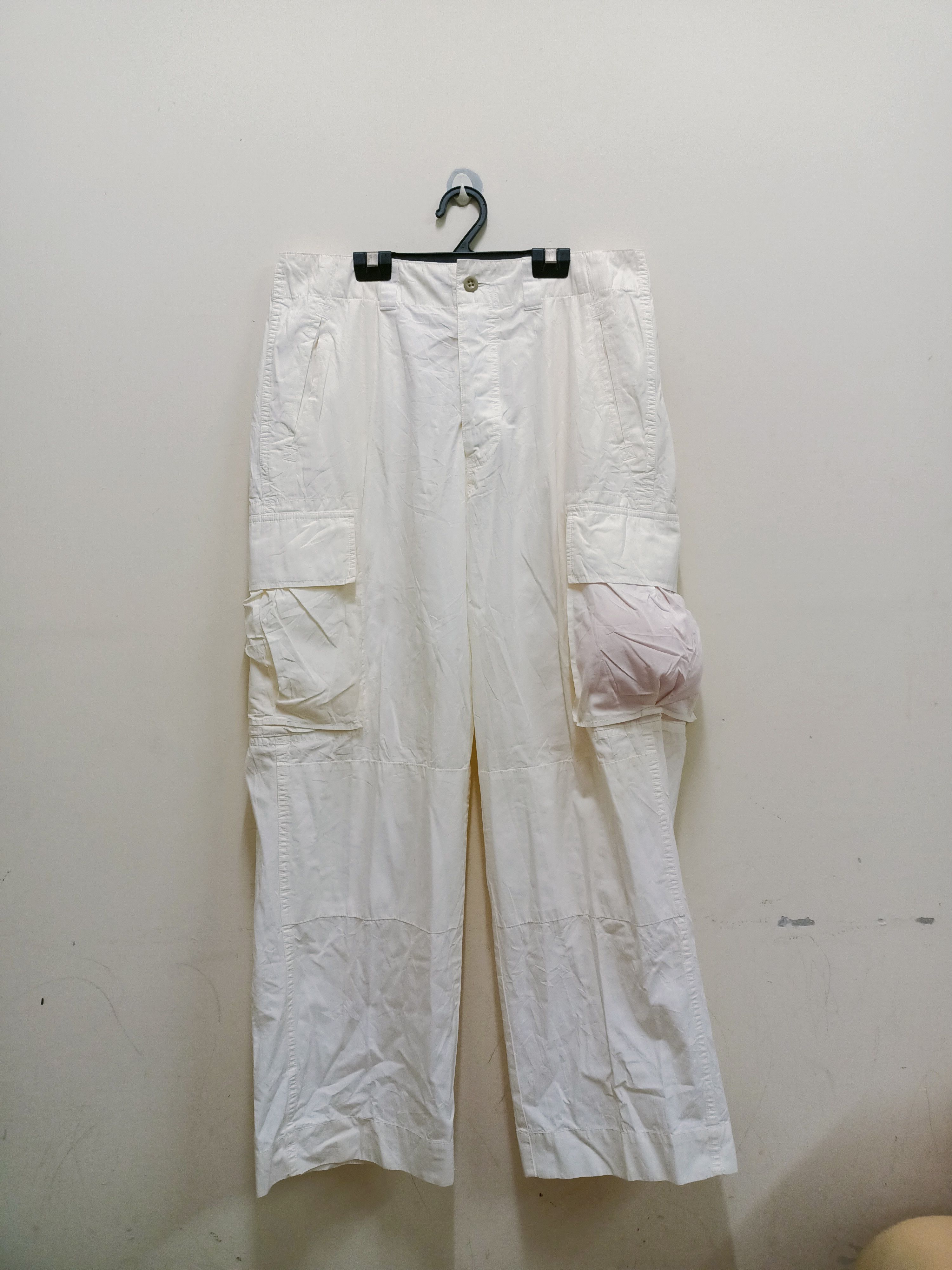 Polo Ralph Lauren × Ralph Lauren Polo Ralph Lauren white colour cargo pants Size US 35 - 1 Thumbnail