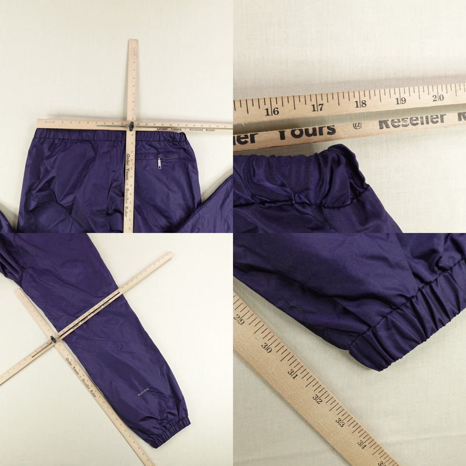 Vintage VINTAGE Sunice Men's Waterproof Tapered Golf Rain Pants Size 36 Blue 90s Outdoor Activewear Size US 35 - 8 Thumbnail