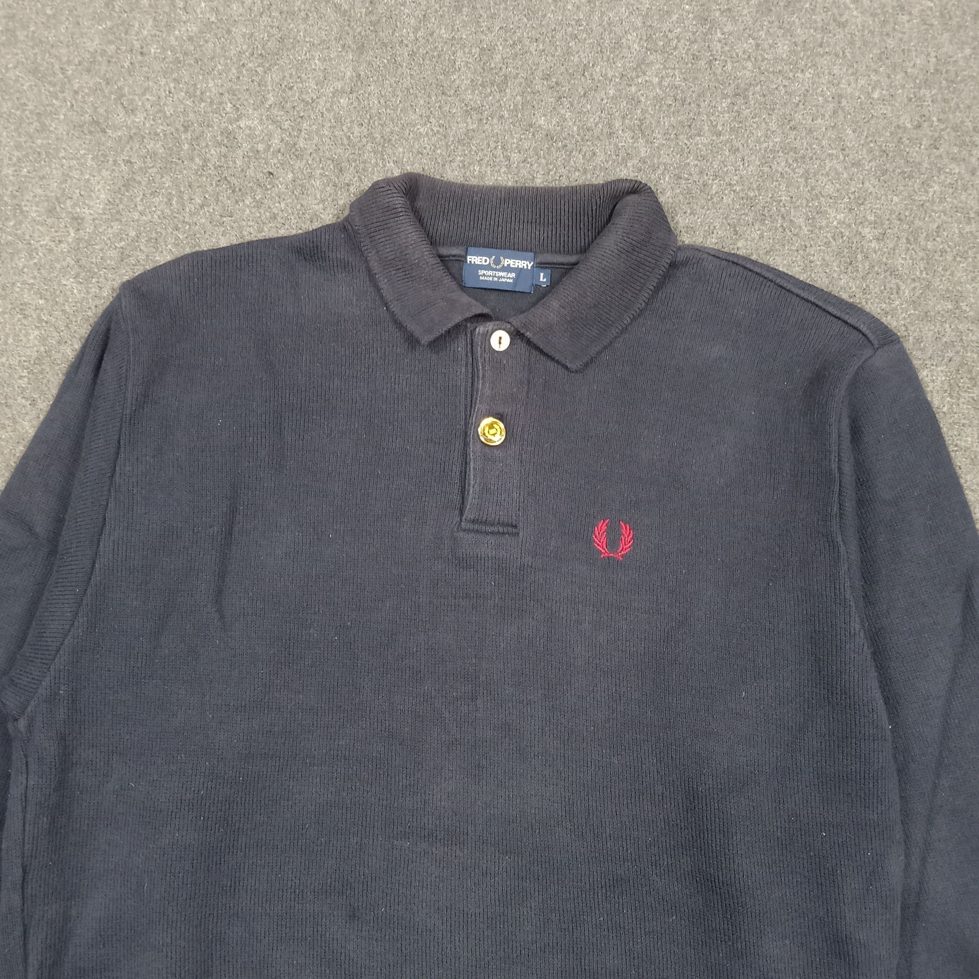 Fred Perry Fred Perry Made in Japan Collared Sweatshirt C278N23 Size US M / EU 48-50 / 2 - 2 Thumbnail