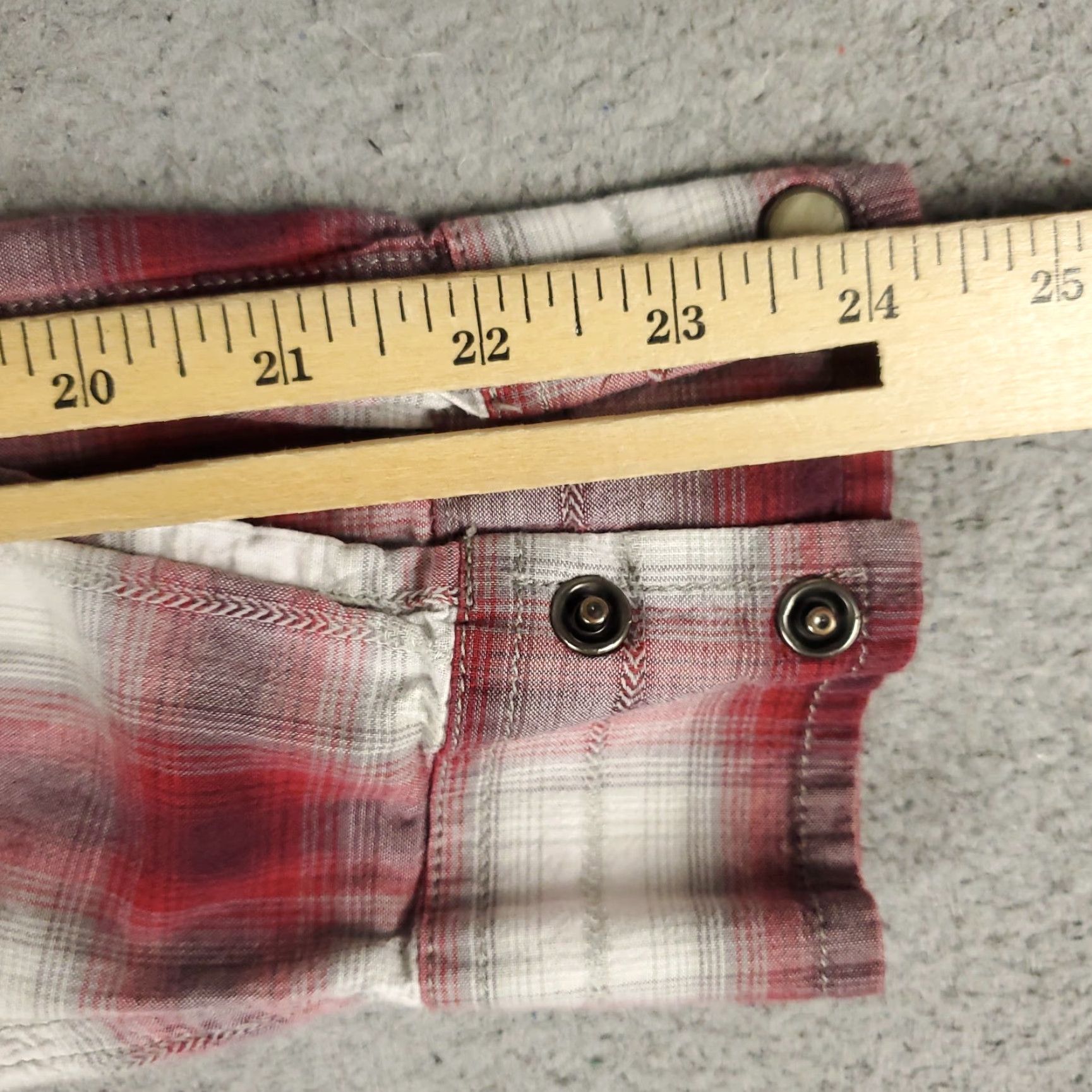 Lucky Brand Lucky Brand Shirt Mens M Red Plaid Western Pearl Button Long Sleeve Casual Formal Workwear Shirt Size US M / EU 48-50 / 2 - 7 Thumbnail