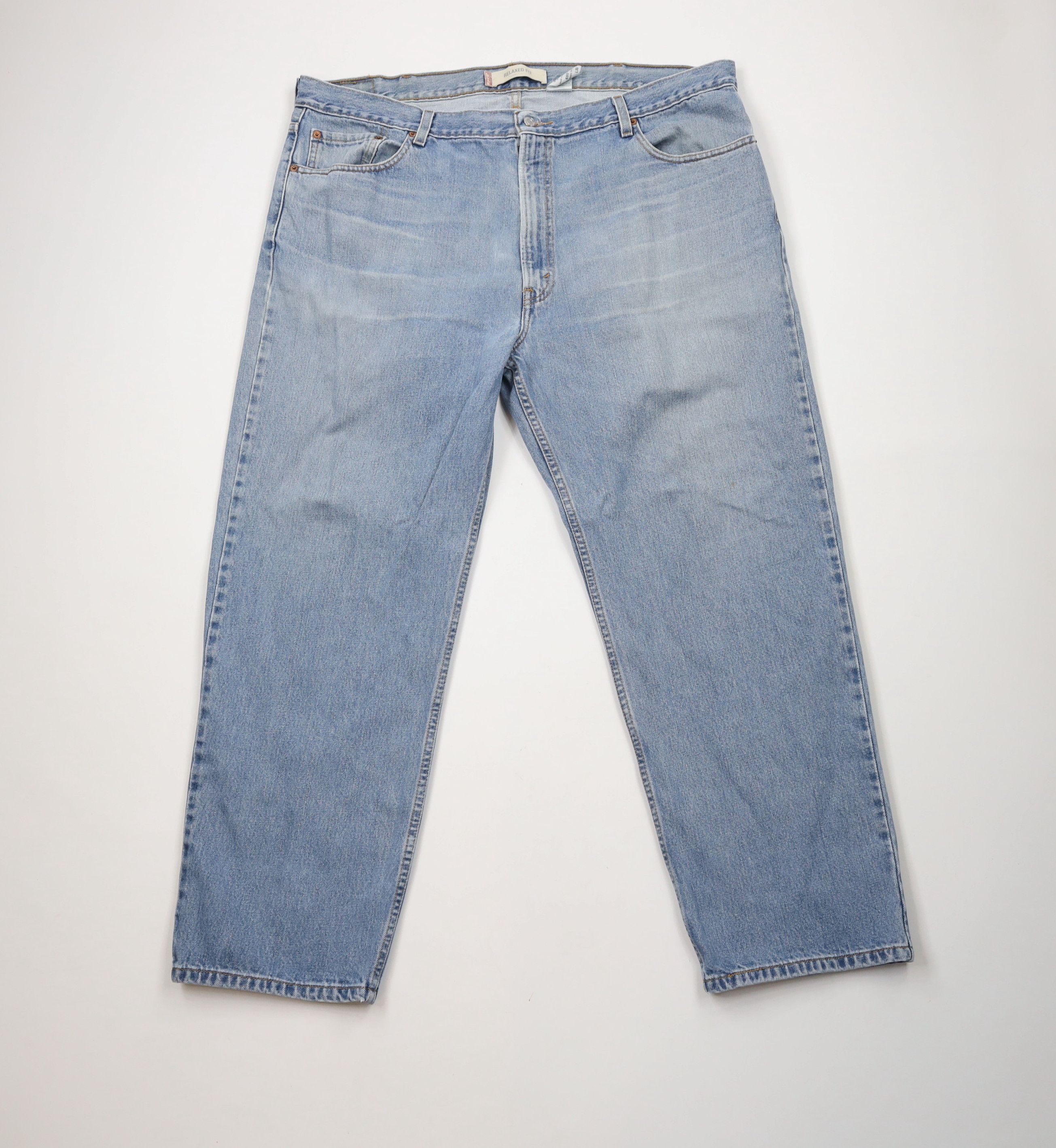 Levi's × Vintage Vintage Y2K 2004 Levis 550 Relaxed Fit Denim Jeans Blue Size US 44 / EU 60 - 1 Thumbnail