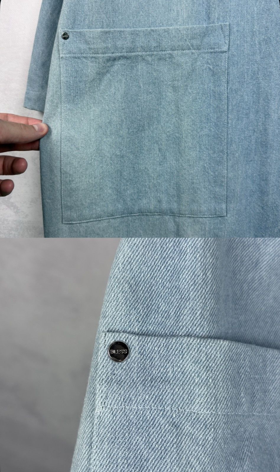 Bless BLESS Service N°51 Denim Summer Work Coat Size L Size US L / EU 52-54 / 3 - 8 Thumbnail