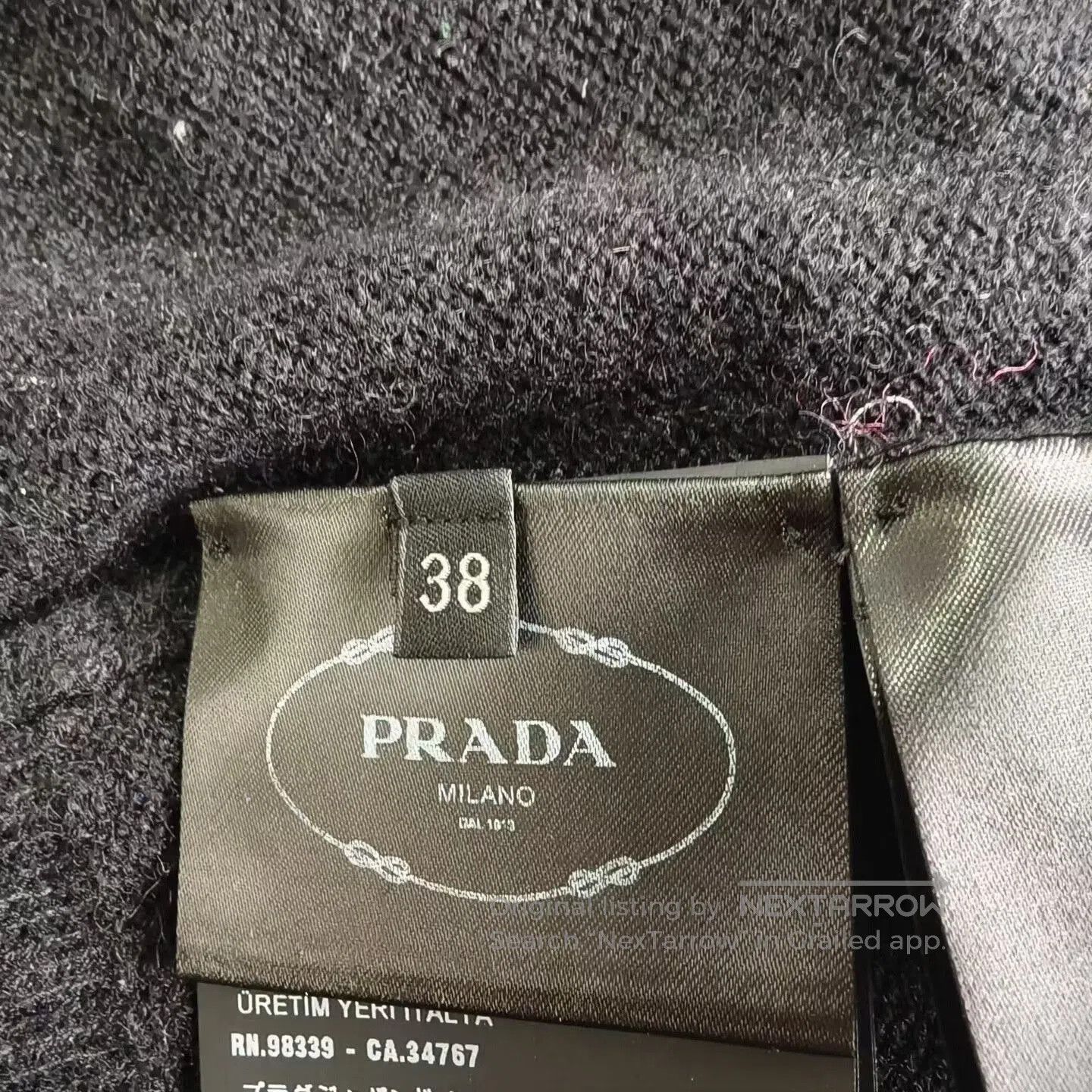 Prada prada black cashmere sweater with logo. Size S / US 4 / IT 40 - 4 Thumbnail