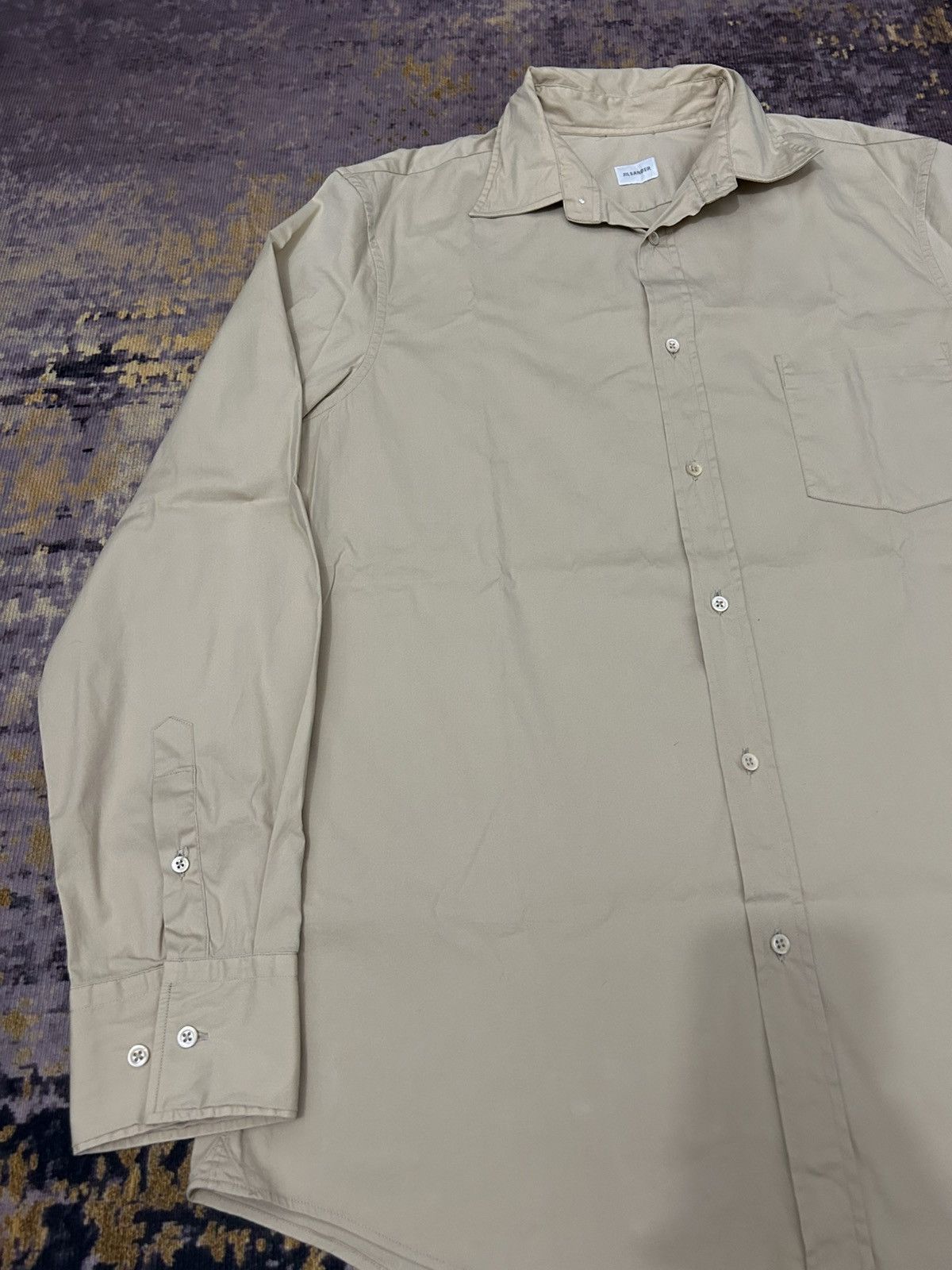 Jil Sander Jil Sander Tailor Made Button Shirt Size US L / EU 52-54 / 3 - 3 Thumbnail