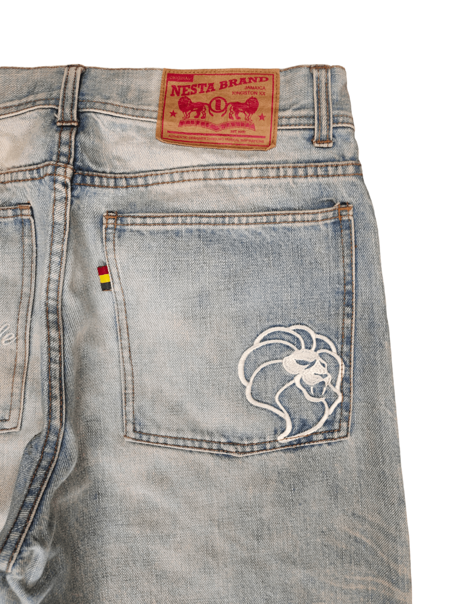 Comme des Garcons × Undercover Nesta Brand Distress Faded Clawmark Jeans Undercover Style Size US 32 / EU 48 - 3 Thumbnail