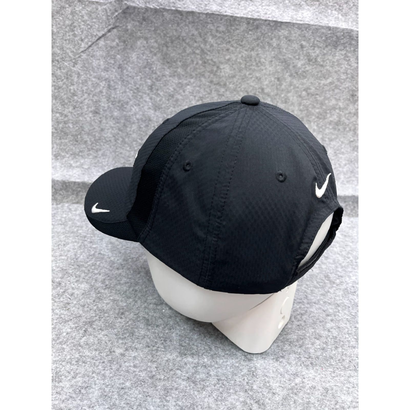 Nike Nike Hat Cap Strap Back Adult One Size Black Heritage86 Polyester Promo Size ONE SIZE - 5 Thumbnail