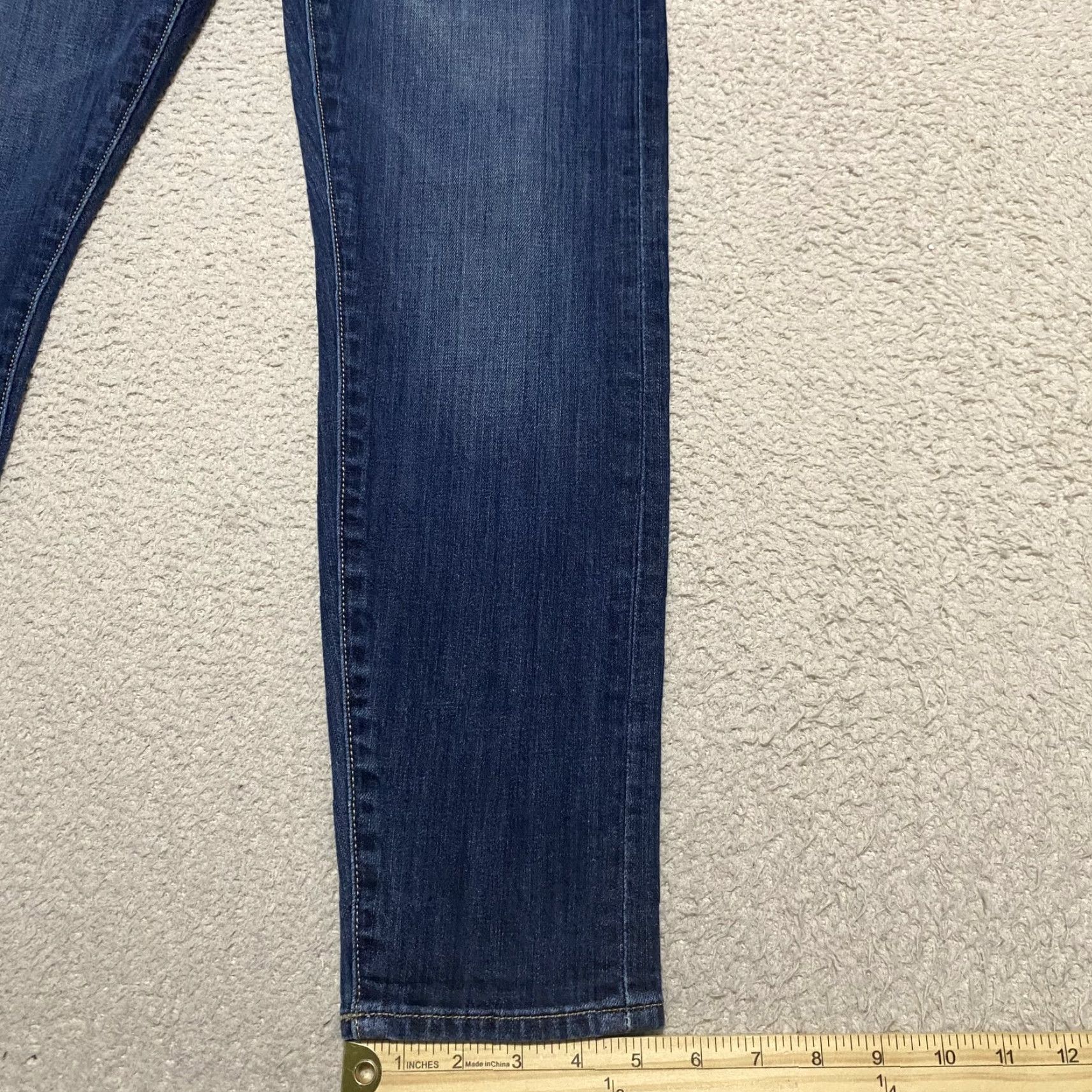 Lucky Brand Lucky Brand Jeans Womens 2 Denim Blue Slim Skinny Distressed Mid Rise Pocketed Denim (Keep to original words, but must fit rules) Size 26" / US 2 / IT 38 - 5 Thumbnail