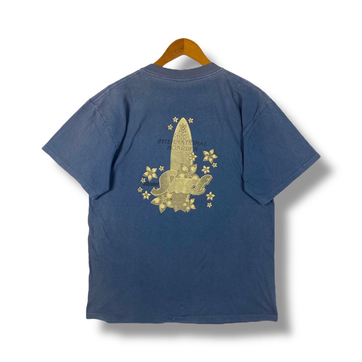 Other Vintage OCEAN SURF International Boarder Graphic Faded Tee Size US L / EU 52-54 / 3 - 1 Thumbnail