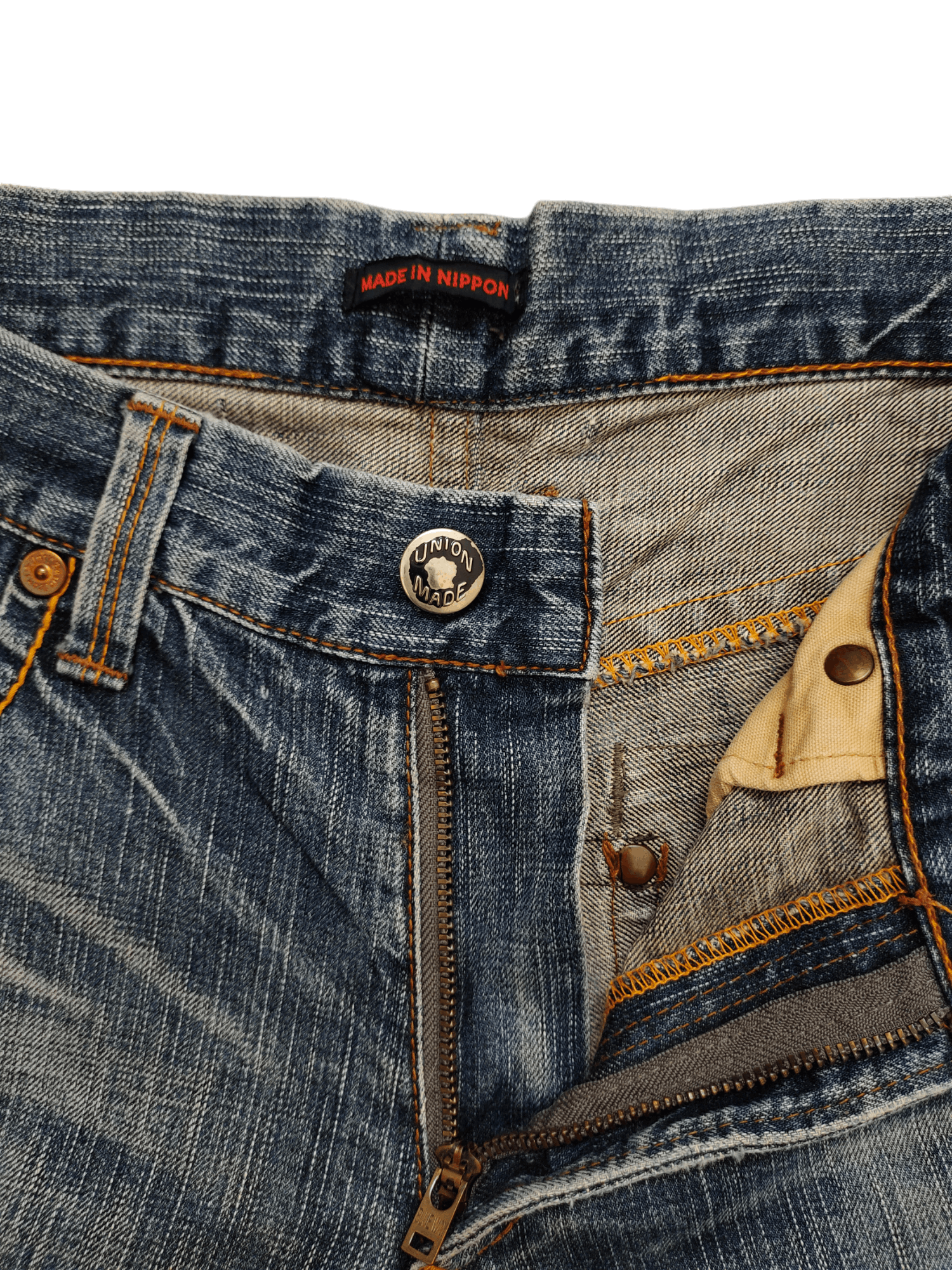 Comme des Garcons × Undercover Vintage Blue Way Japan Clawmark Distress Faded Jeans Size US 32 / EU 48 - 17 Thumbnail