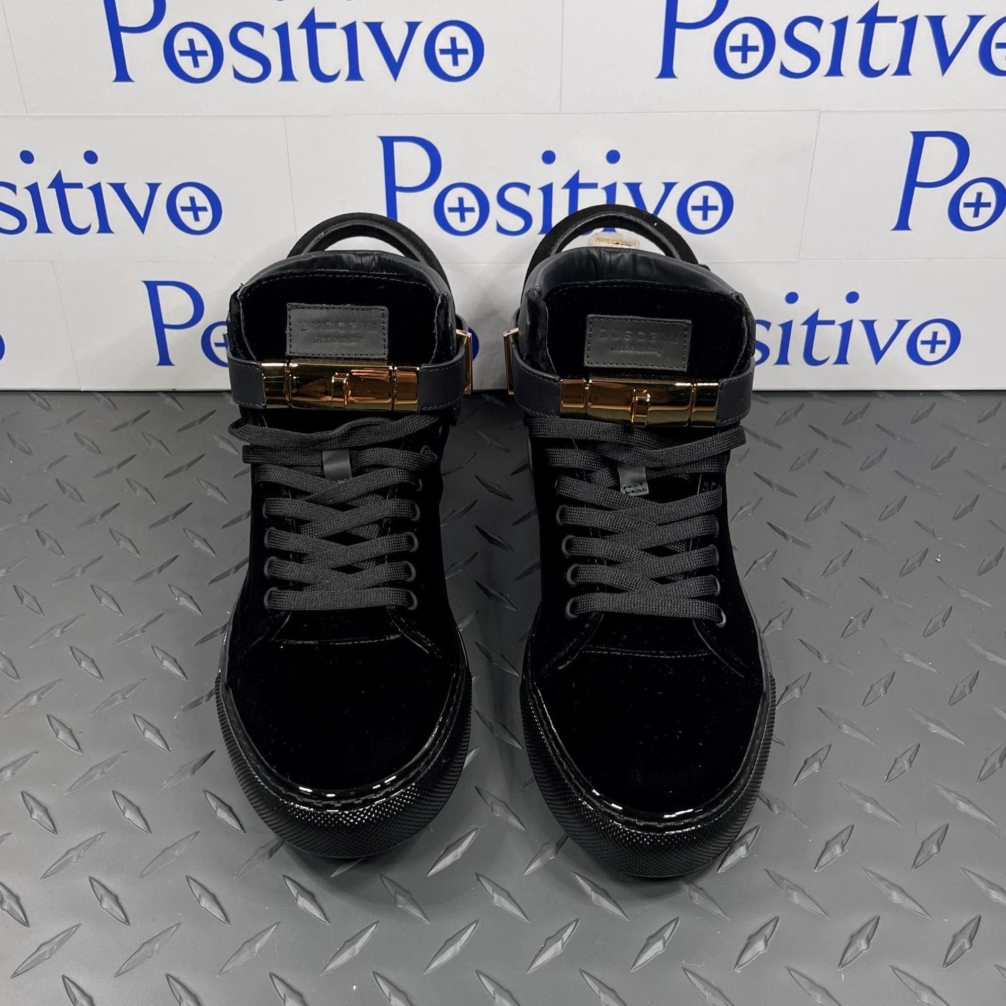 Buscemi Buscemi 100MM Velvet Black Sneakers US 5 EU 35 Size US 5 / IT 35 - 3 Thumbnail