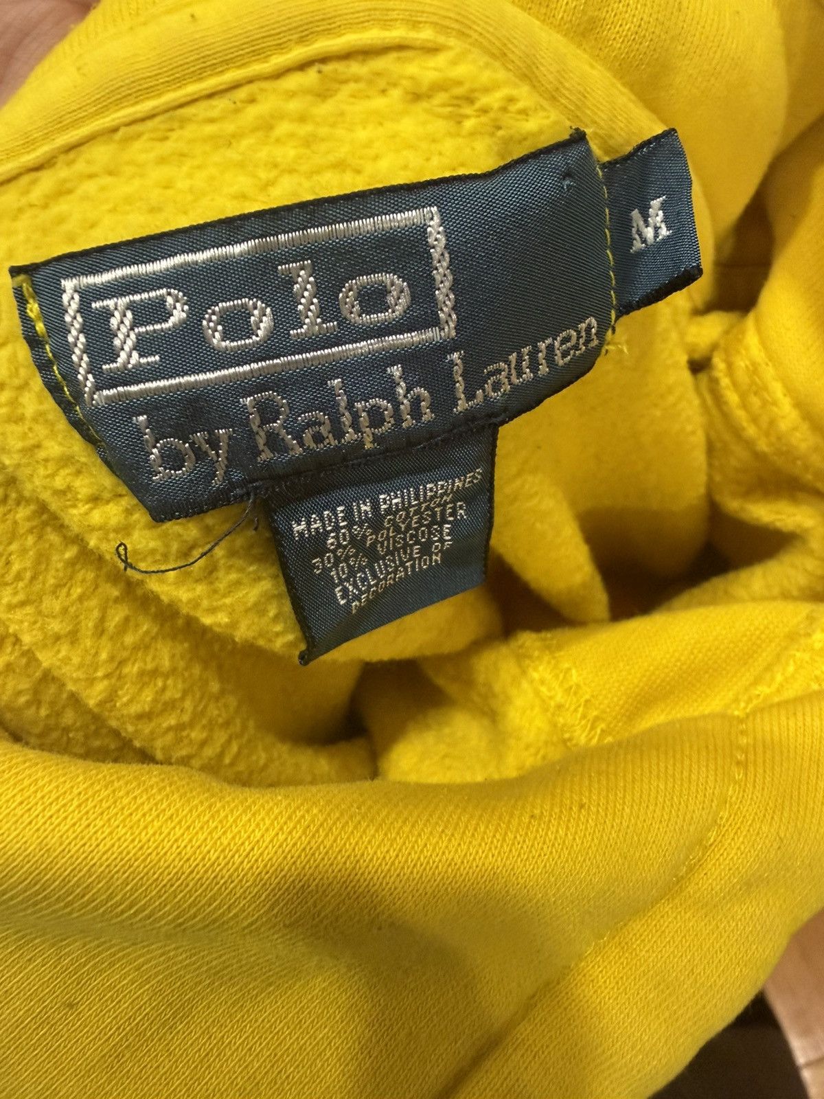 Polo Ralph Lauren Polo Ralph Lauren Big Pony Yellow Hoodie Size Size US M / EU 48-50 / 2 - 3 Thumbnail